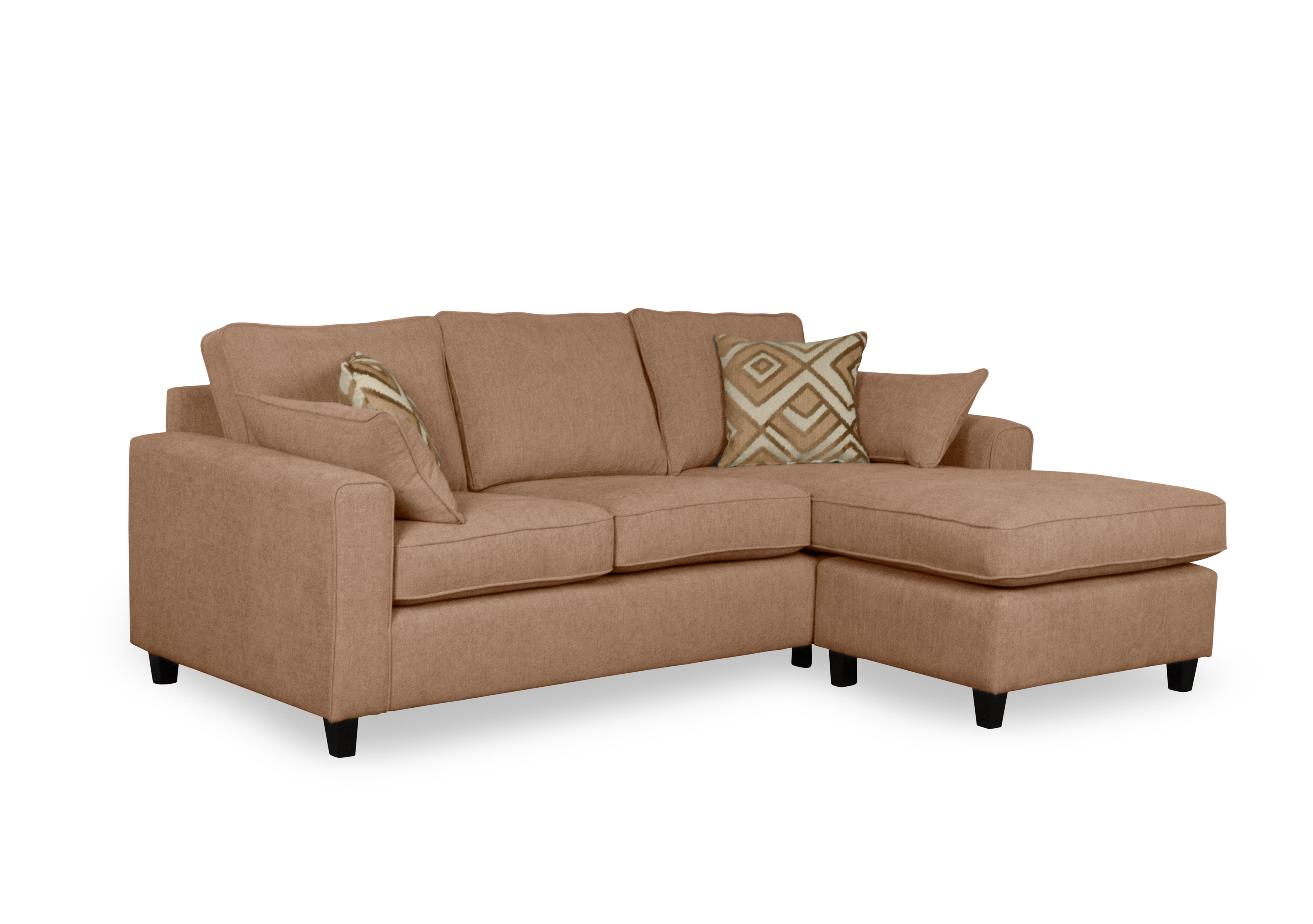 Ripon 3 Seater Reversible Chaise End Sofa in Clay on Furniture Village
