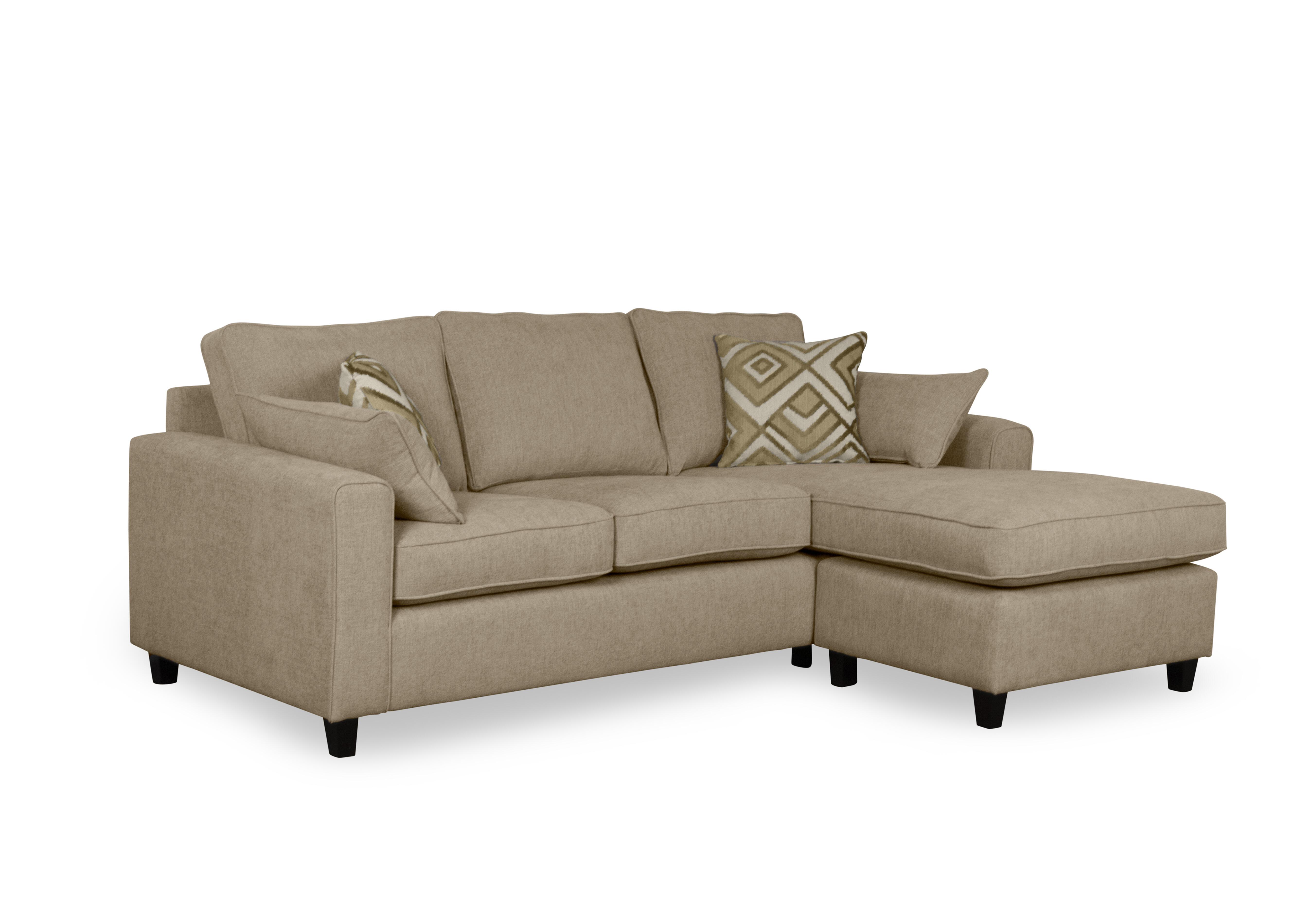 Ripon 3 Seater Reversible Chaise End Sofa in Mink on Furniture Village