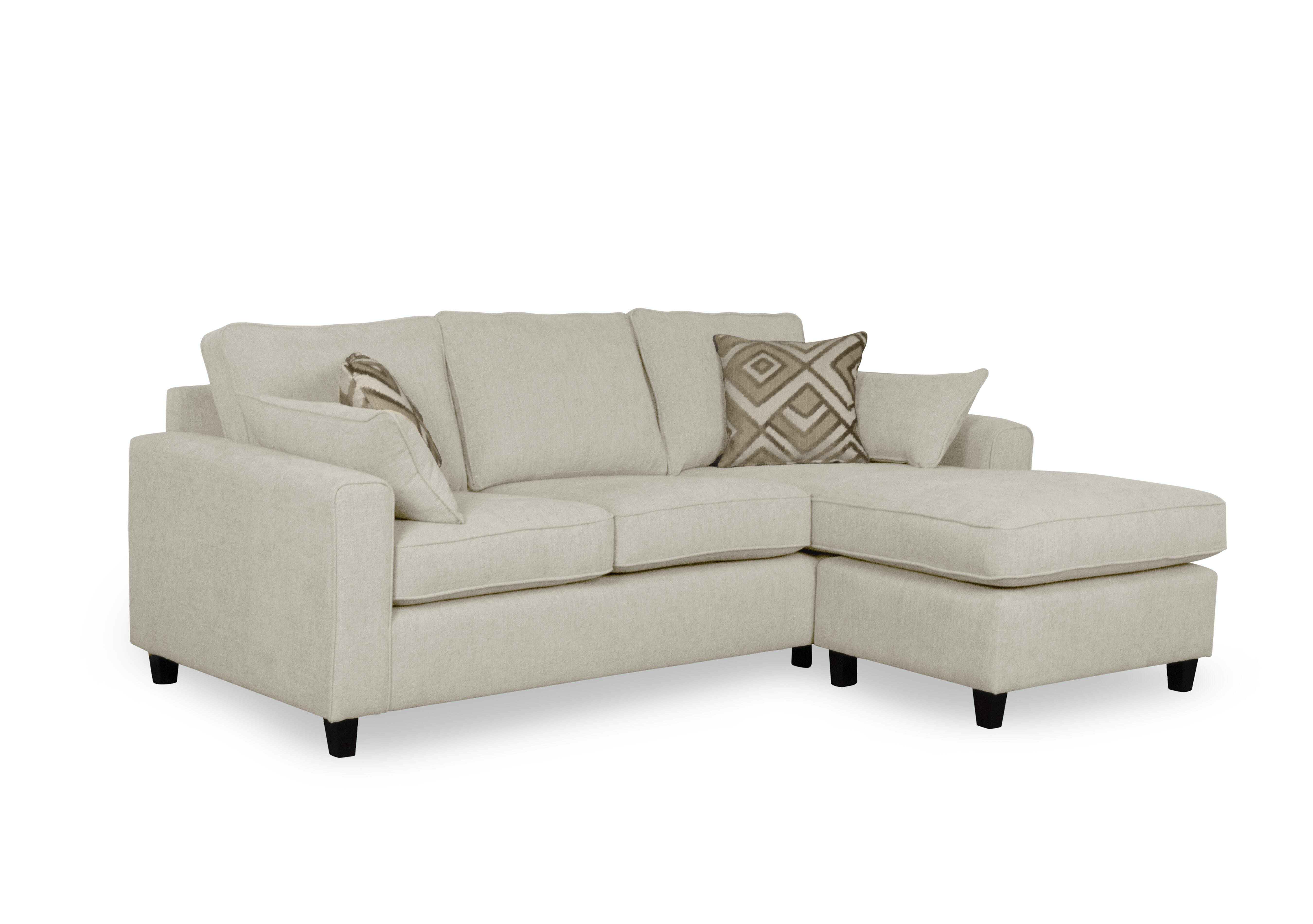 Ripon 3 Seater Reversible Chaise End Sofa in Silver on Furniture Village