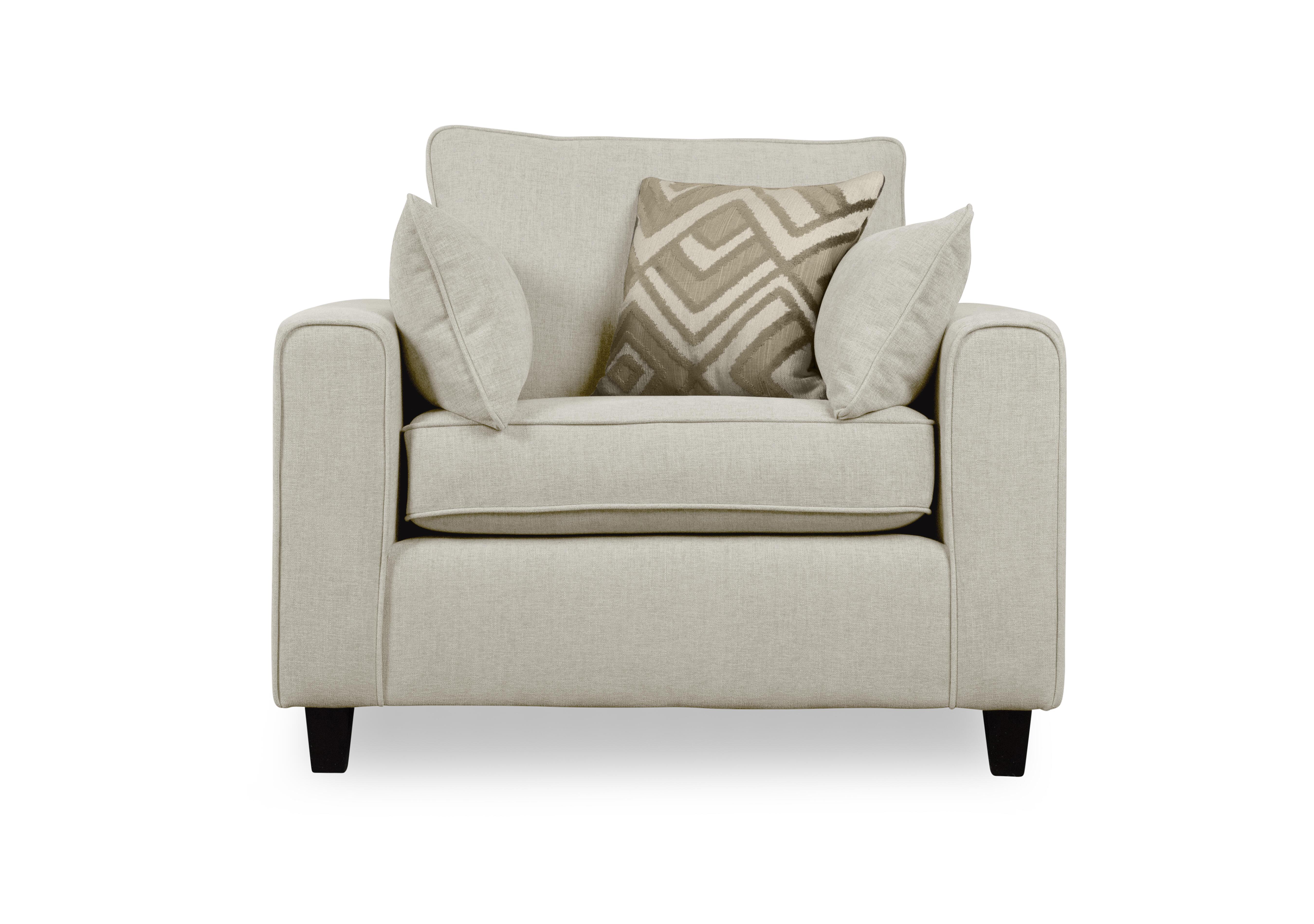Ripon Snuggler in Silver on Furniture Village