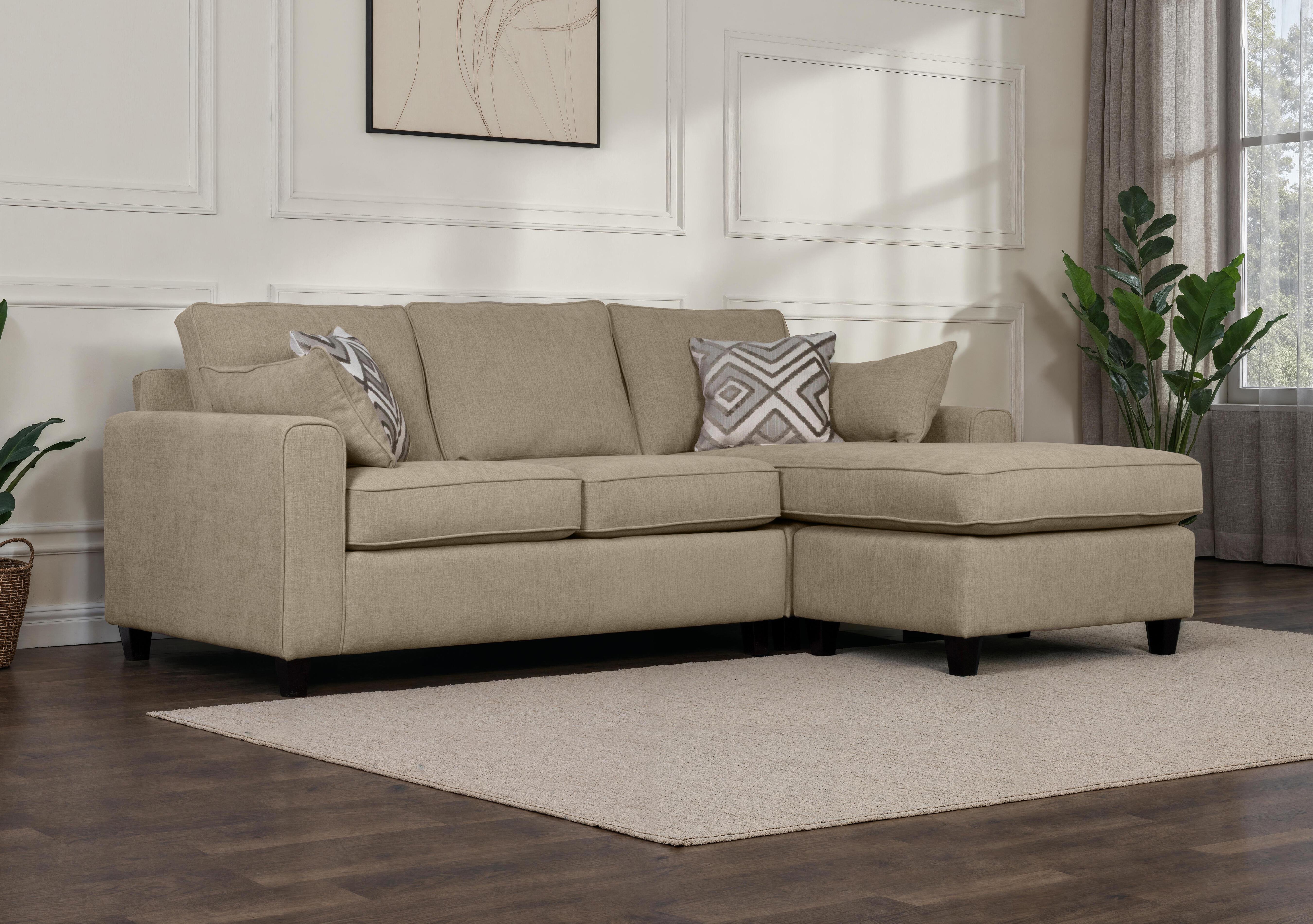 Ripon 3 Seater Chaise End Sofa Bed in  on Furniture Village
