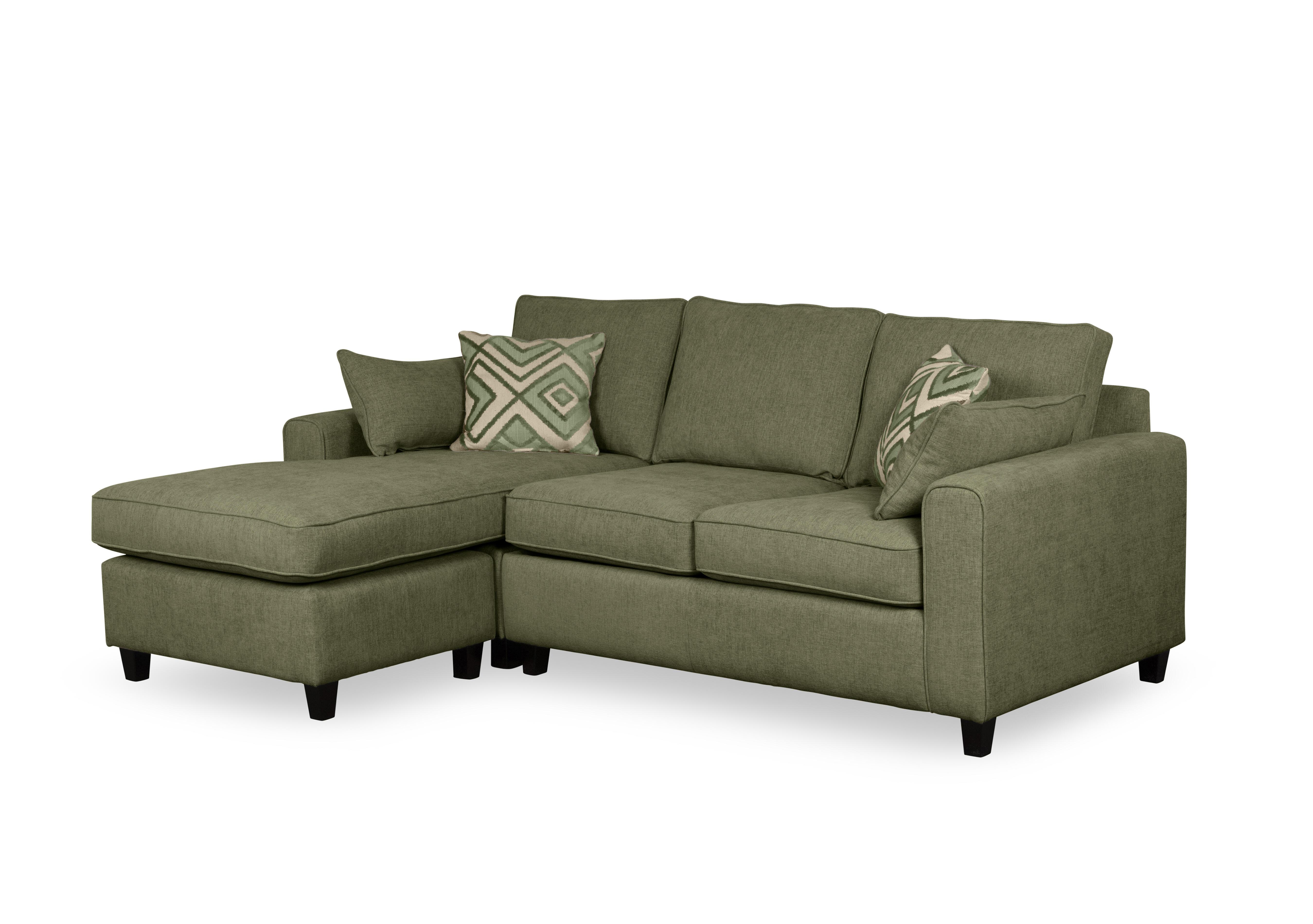 Ripon 3 Seater Chaise End Sofa Bed in Fern on Furniture Village