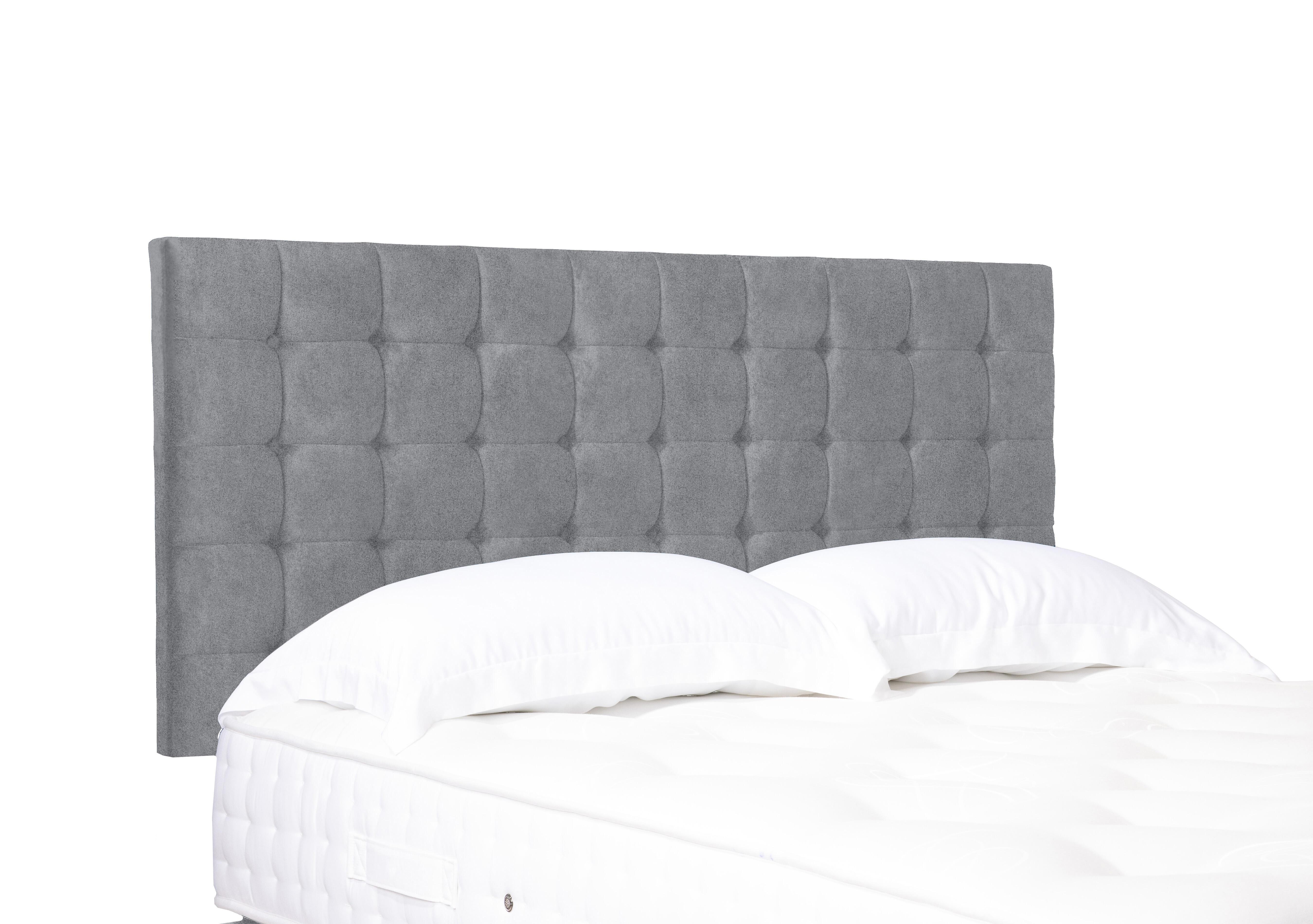 Artisan Collection Dot Standard Strutted Headboard in 806 Simply Zinc on Furniture Village