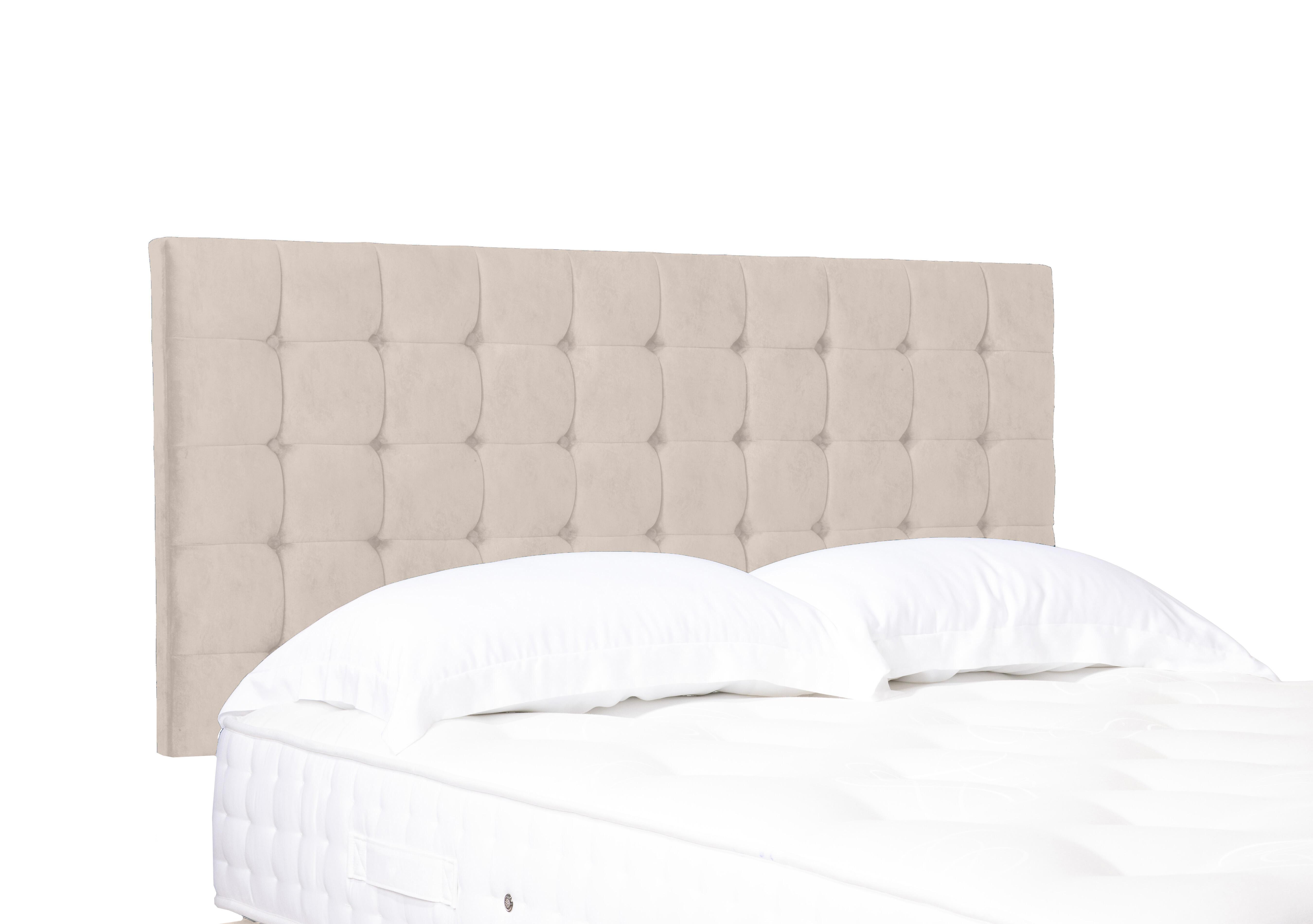 Artisan Collection Dot Standard Strutted Headboard in 901 Sandstone Pearl on Furniture Village
