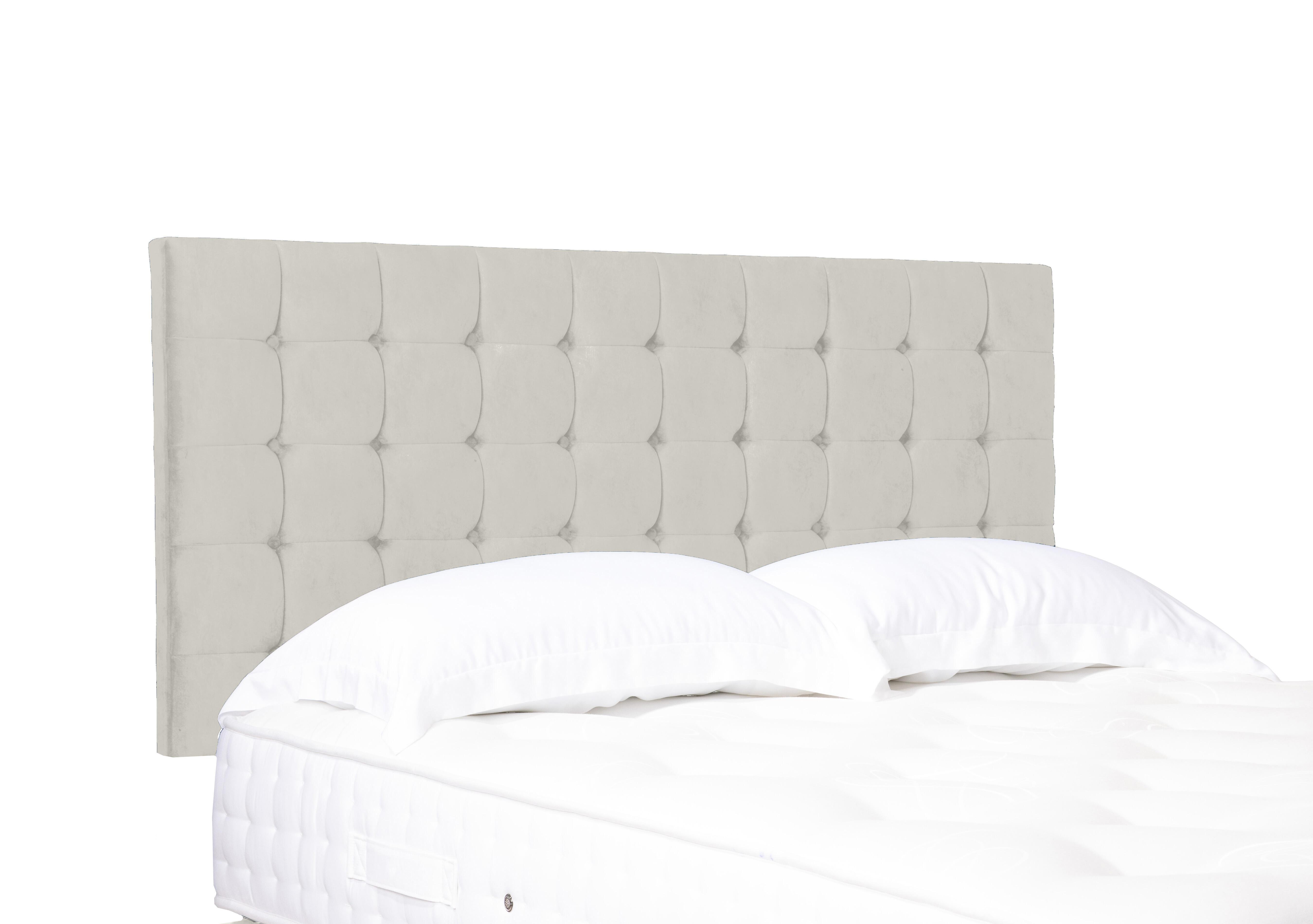 Artisan Collection Dot Standard Strutted Headboard in Aston Linen on Furniture Village
