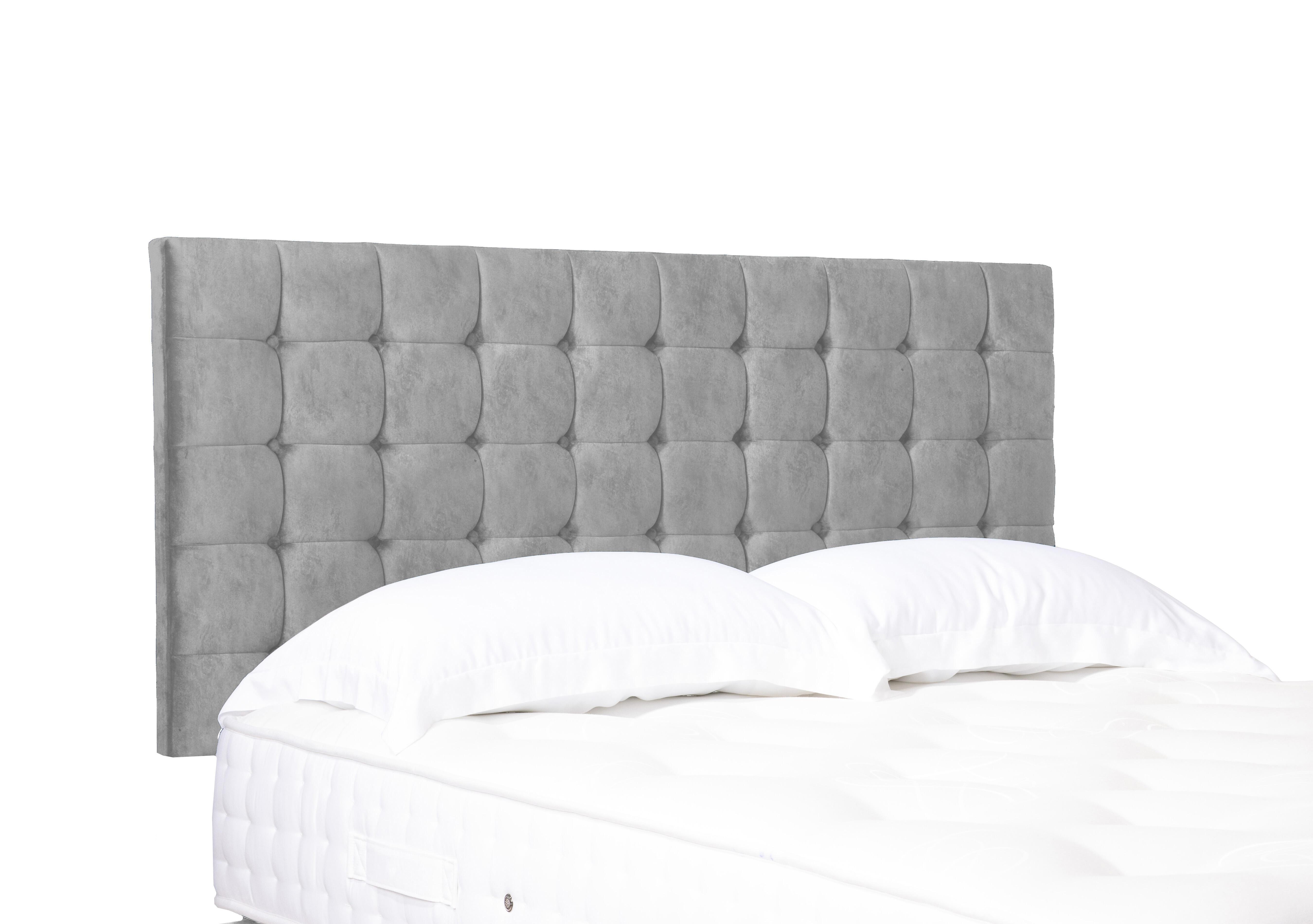 Artisan Collection Dot Standard Strutted Headboard in Dapple Sterling on Furniture Village