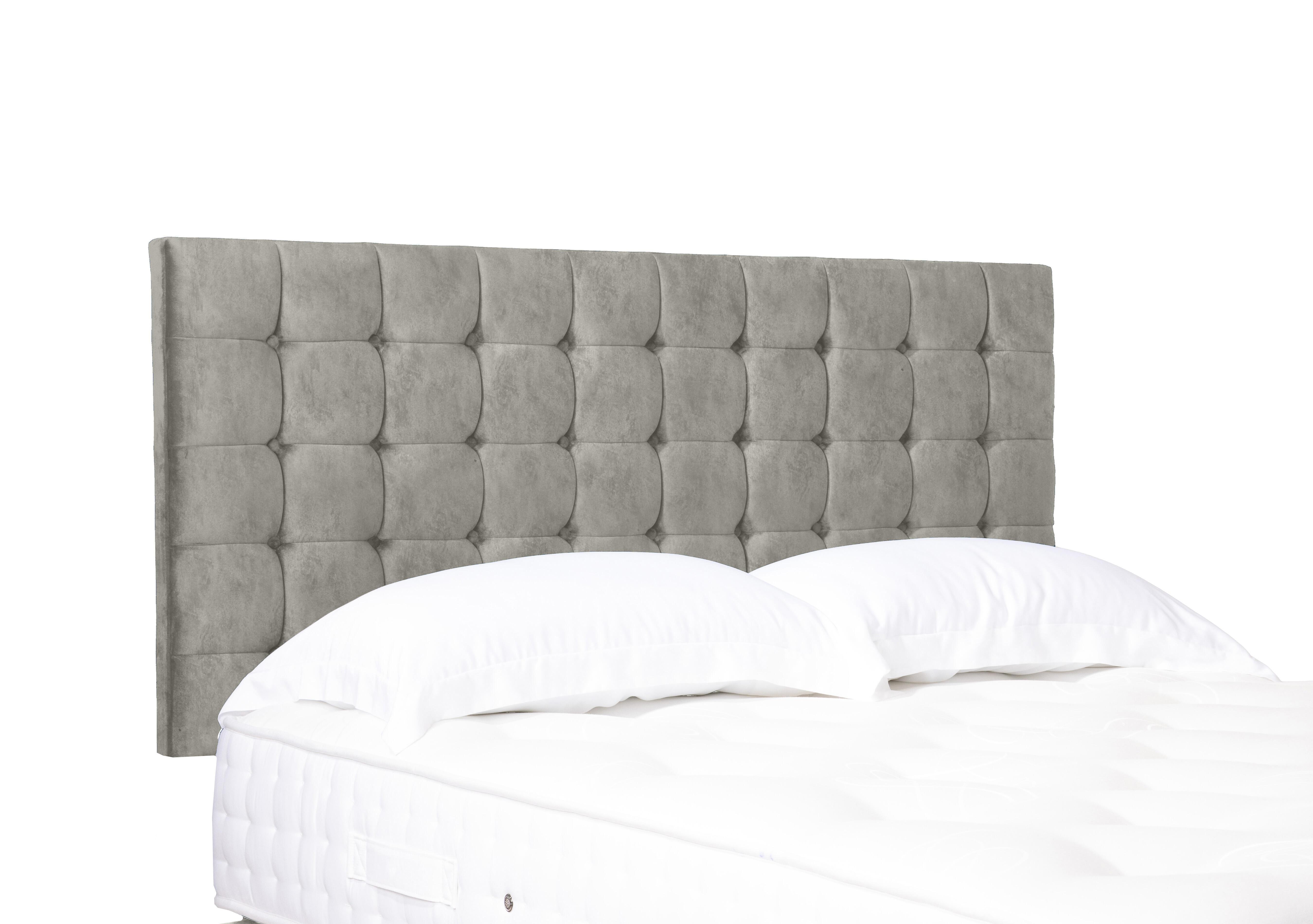 Artisan Collection Dot Standard Strutted Headboard in Daytona Stone on Furniture Village