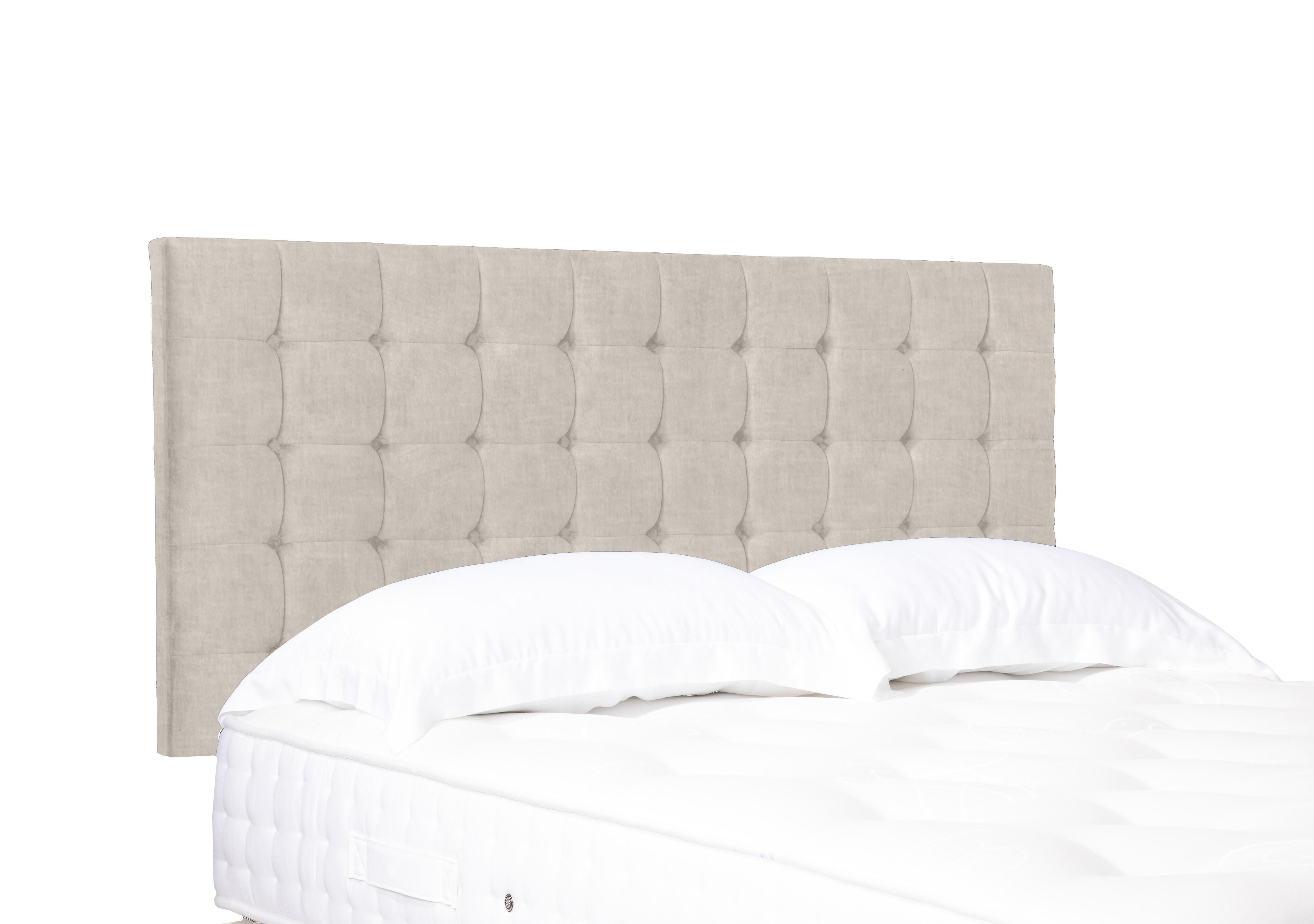 Artisan Collection Dot Standard Strutted Headboard in Lace Ivory on Furniture Village