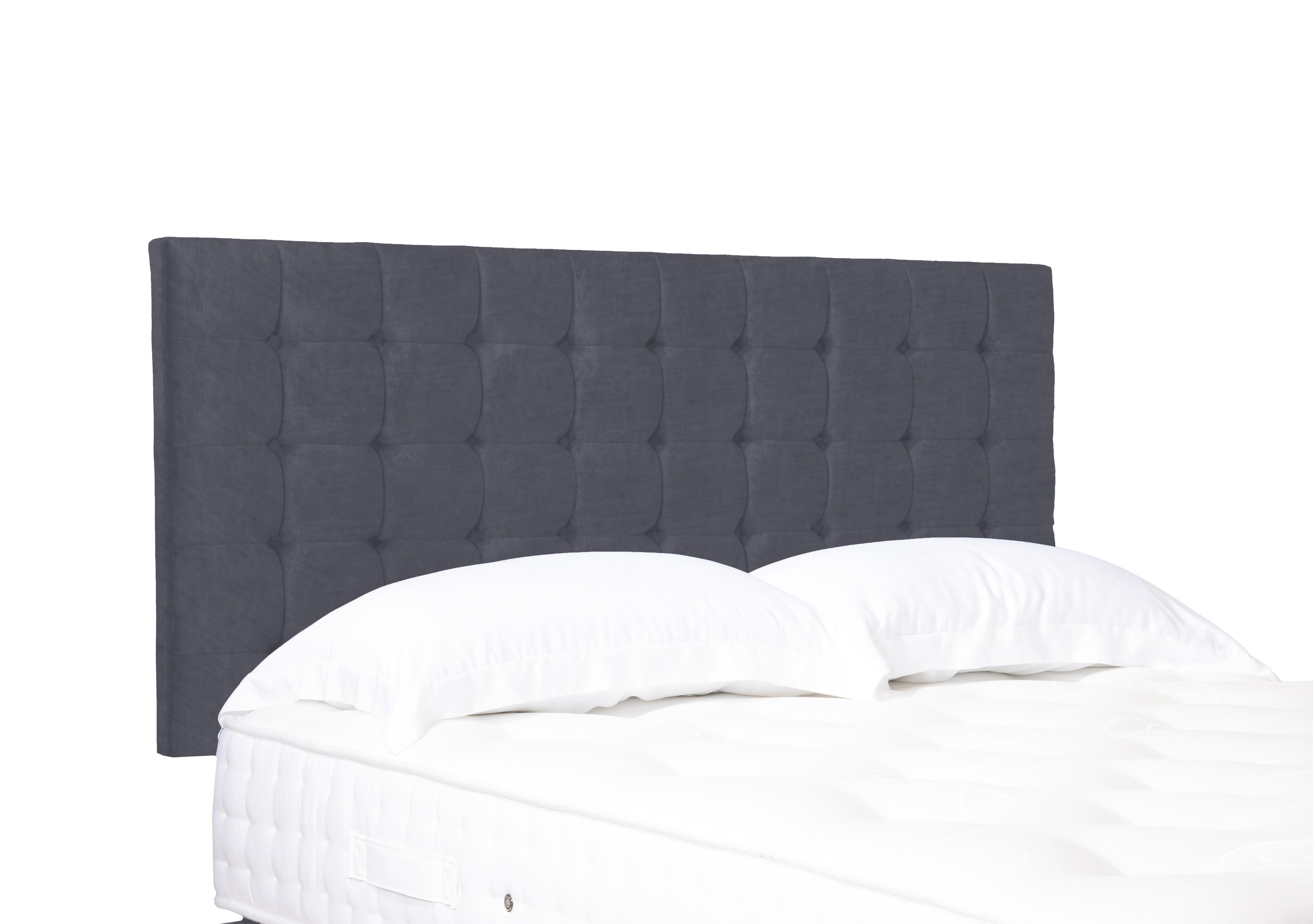 Artisan Collection Dot Standard Strutted Headboard in Seven Anthracite on Furniture Village