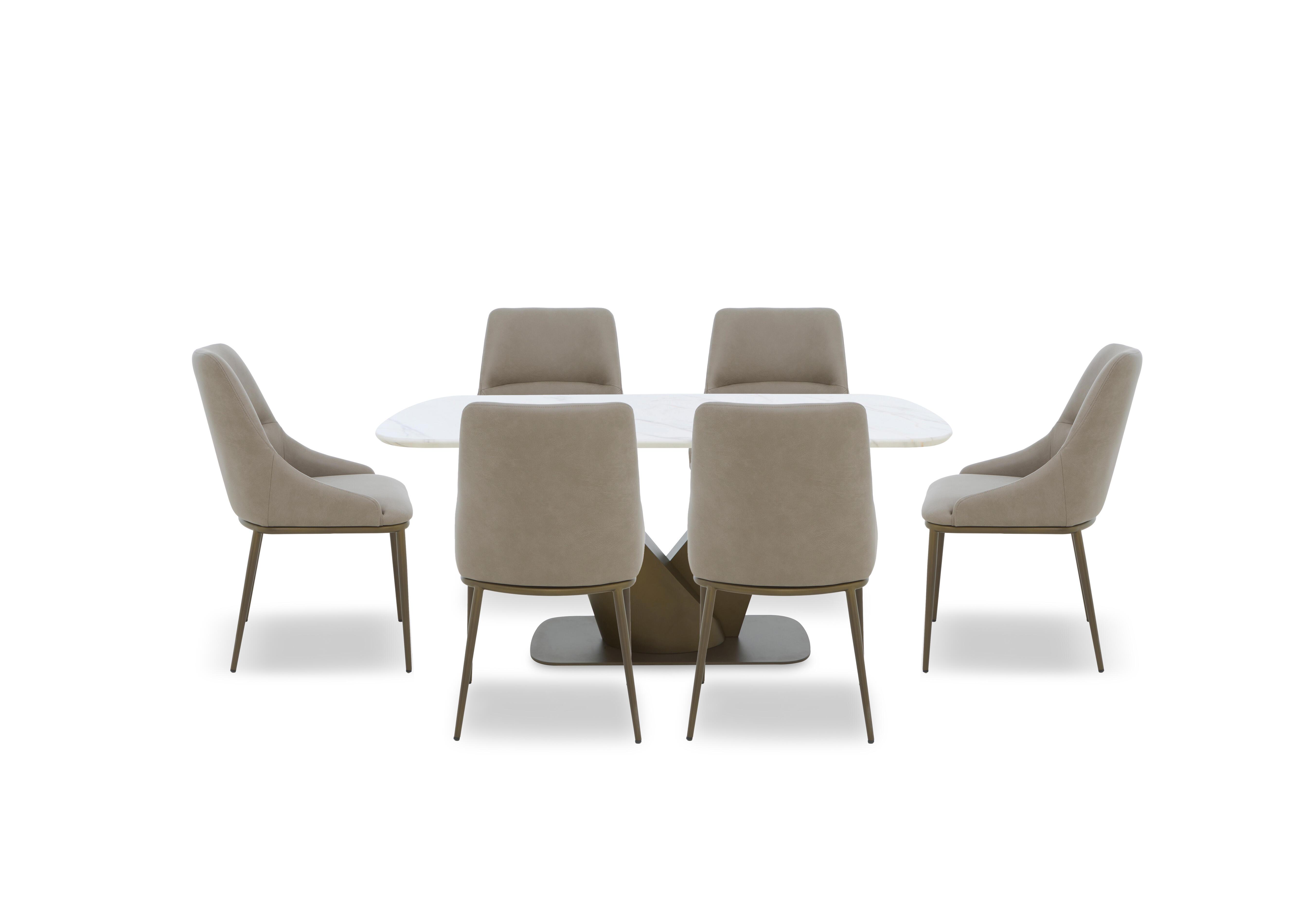 Camino Dining Table and 6 Dining Chairs in  on Furniture Village