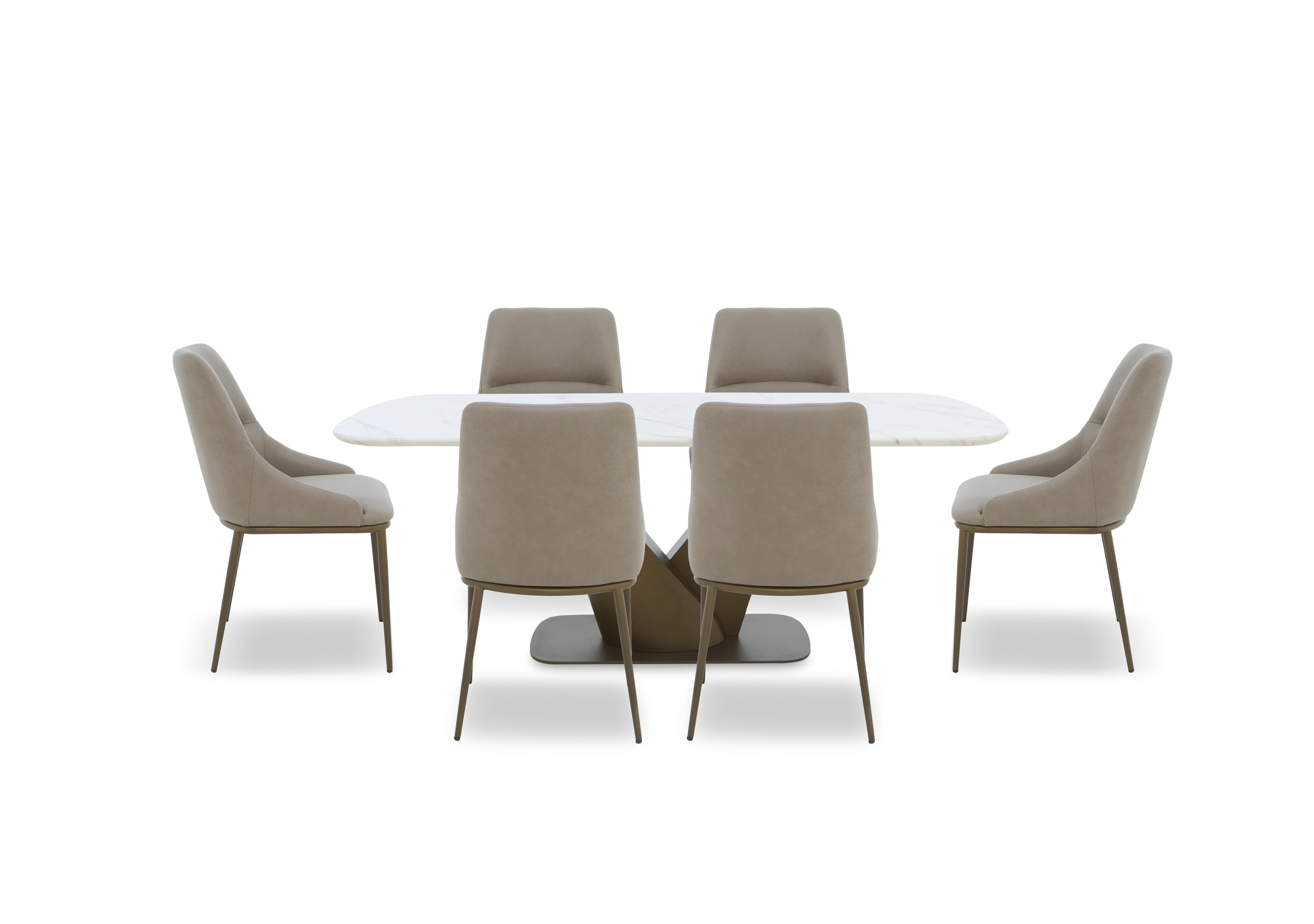 Camino Dining Table and 6 Dining Chairs in  on Furniture Village