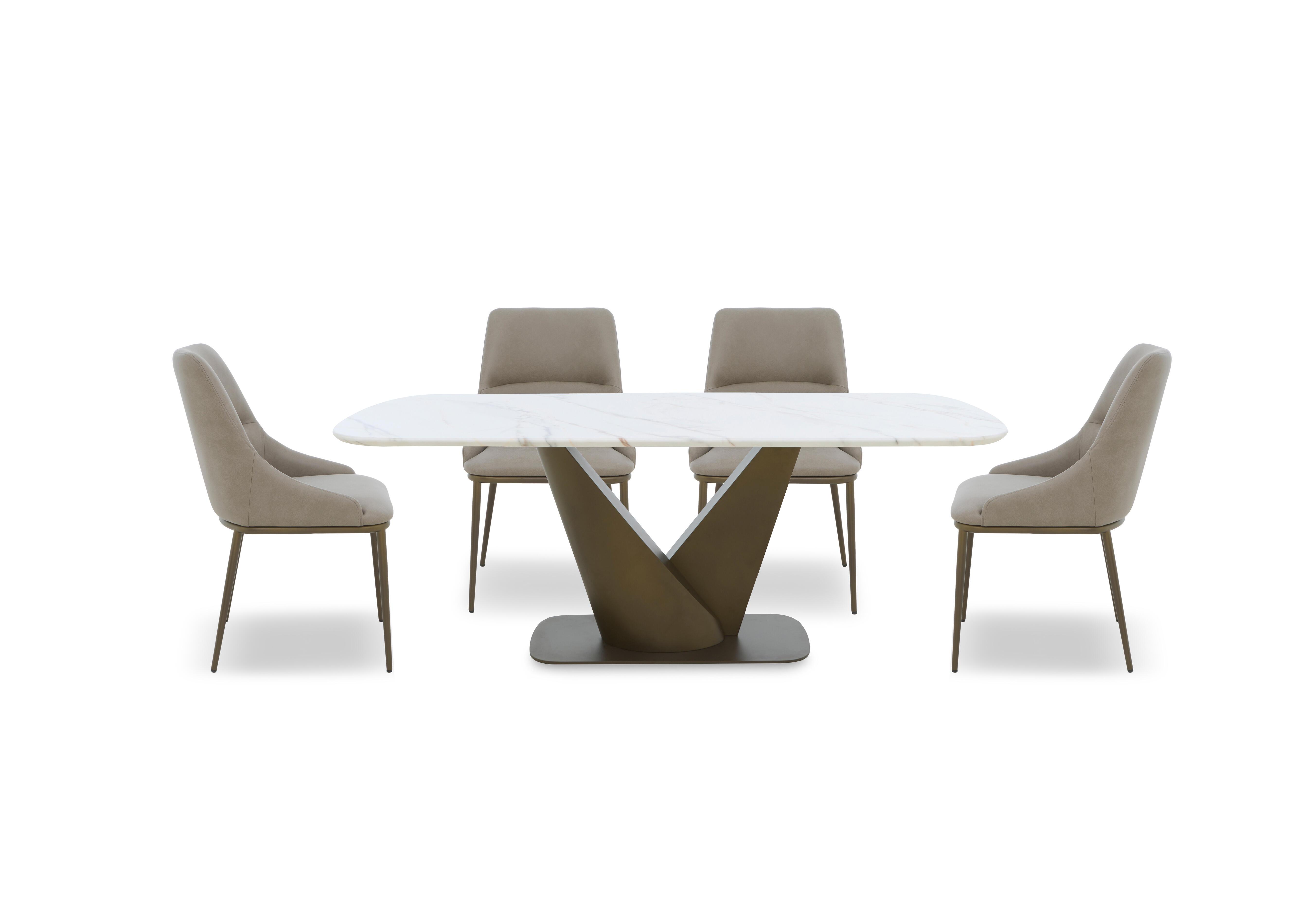 Camino Dining Table and 4 Dining Chairs in  on Furniture Village