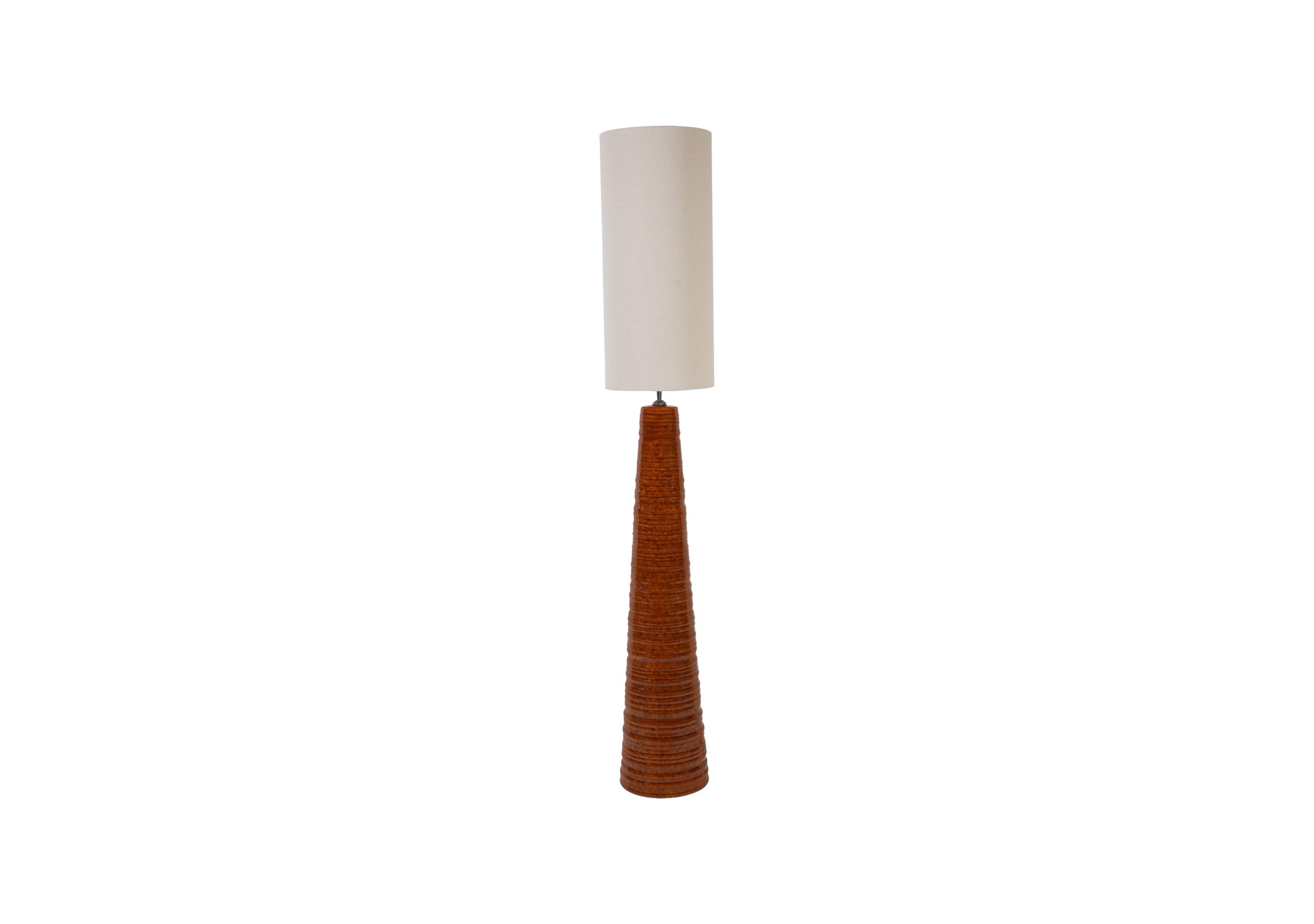 Avela Floor Lamp in Terracotta on Furniture Village