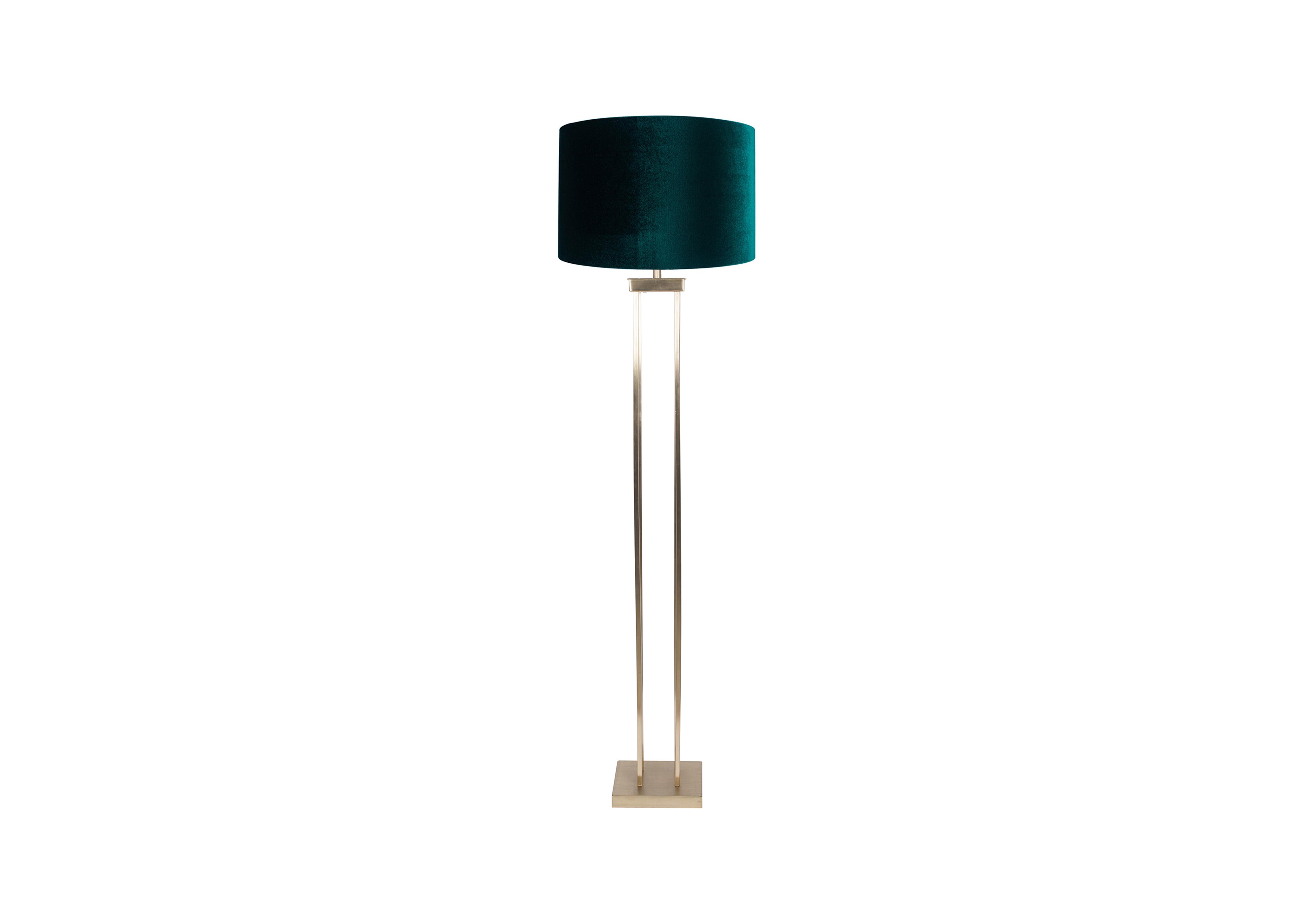 Langston Floor Lamp in Green on Furniture Village