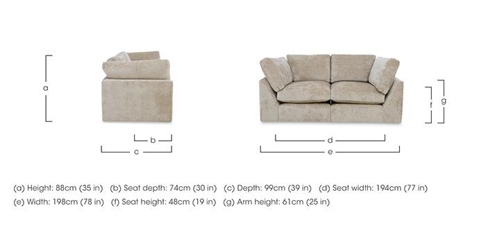 Savoy 2 Seater Sofa in  on Furniture Village
