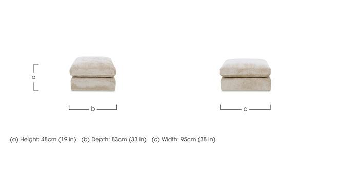 Savoy Footstool in  on Furniture Village