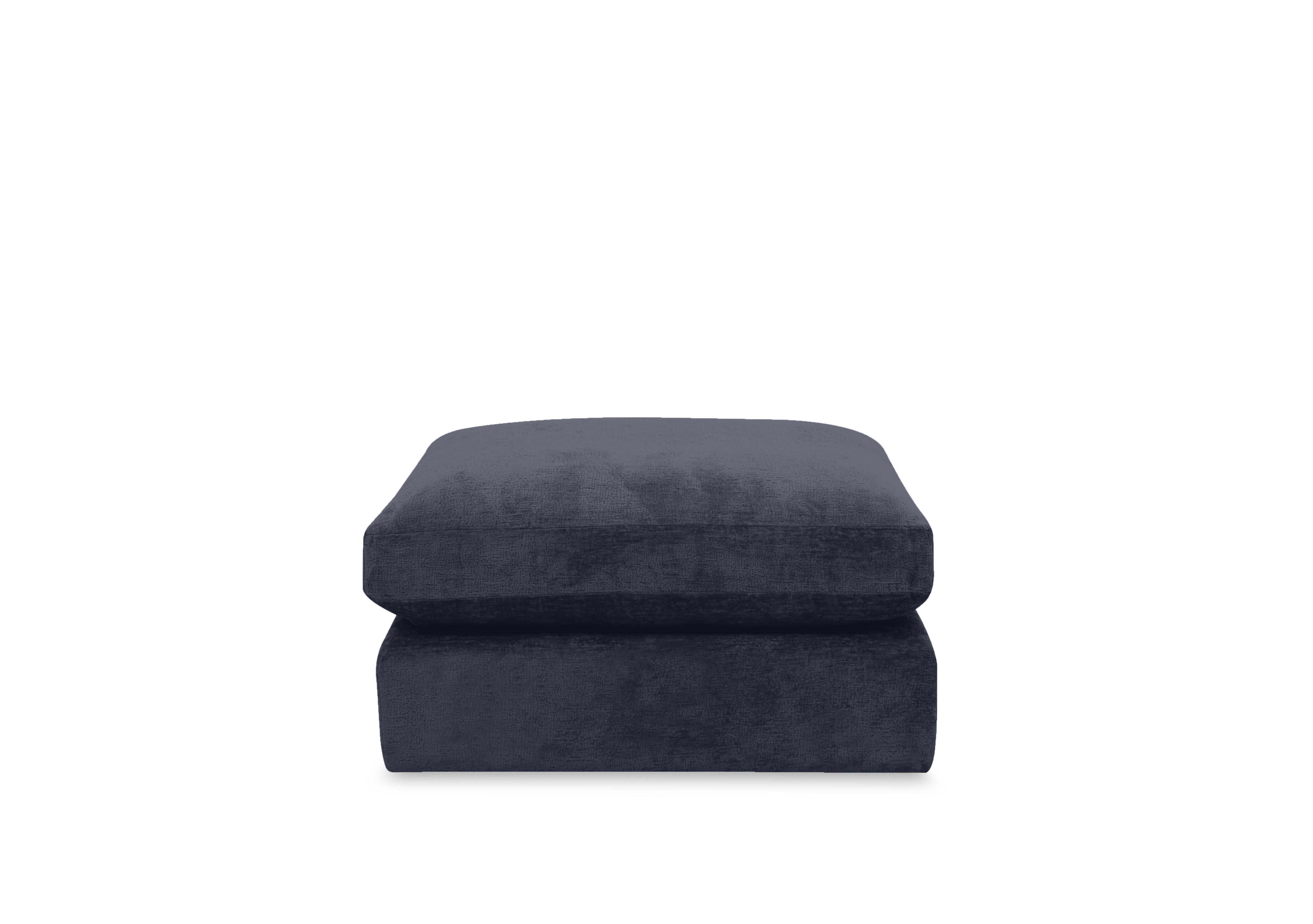 Boutique Savoy Footstool in Imperial Ink on Furniture Village