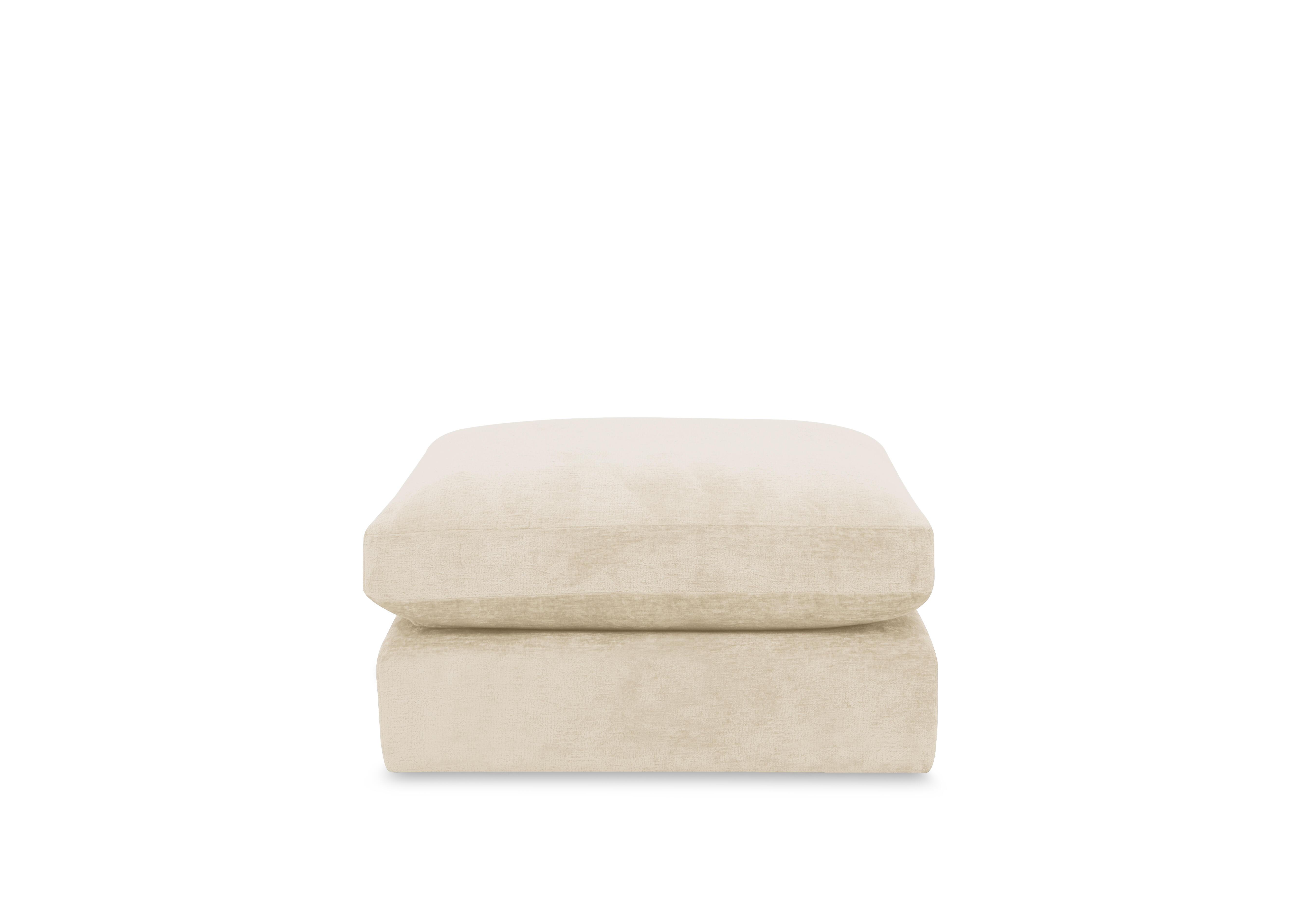 Boutique Savoy Footstool in Imperial Oyster on Furniture Village