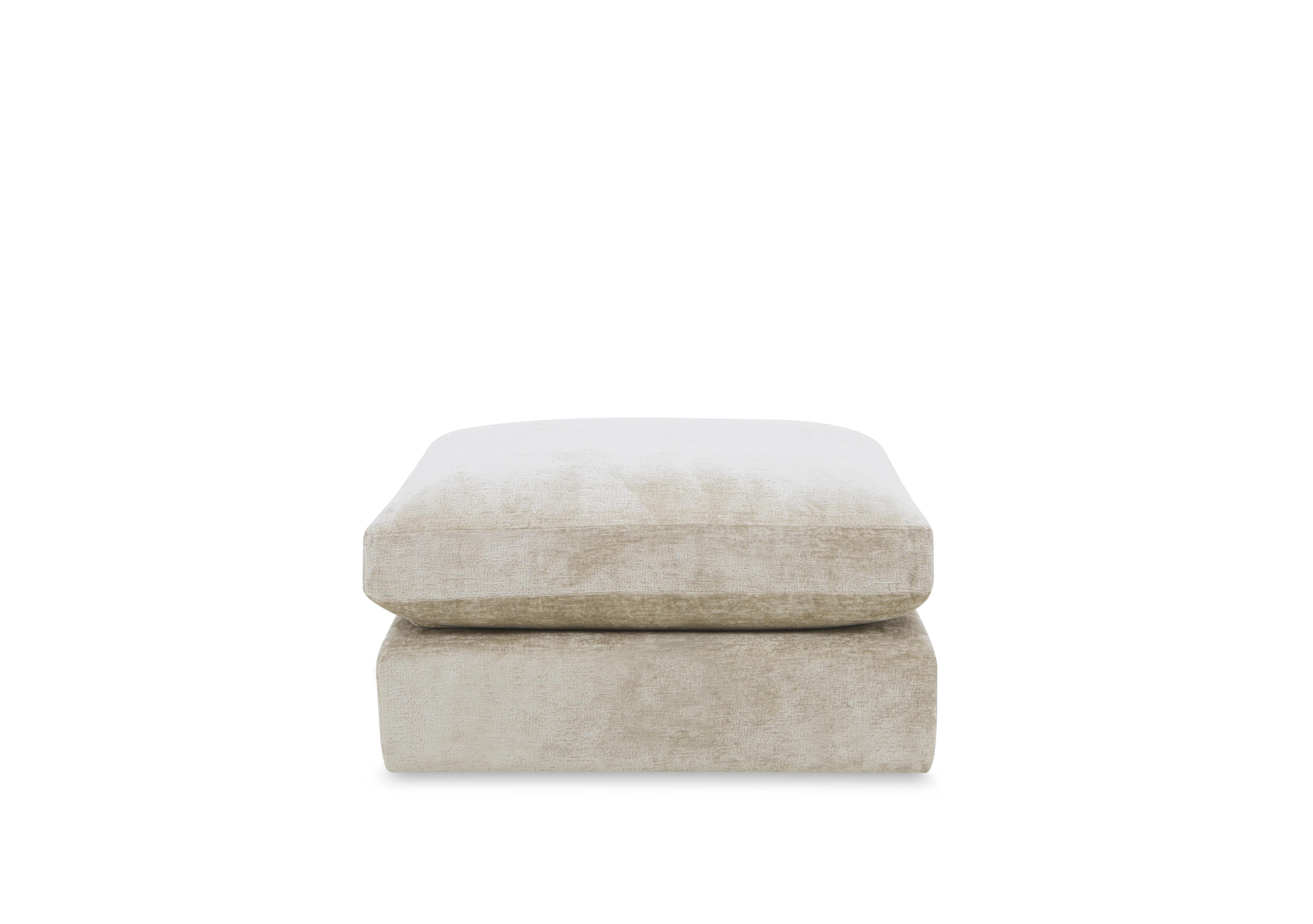 Boutique Savoy Footstool in Imperial Pebble on Furniture Village