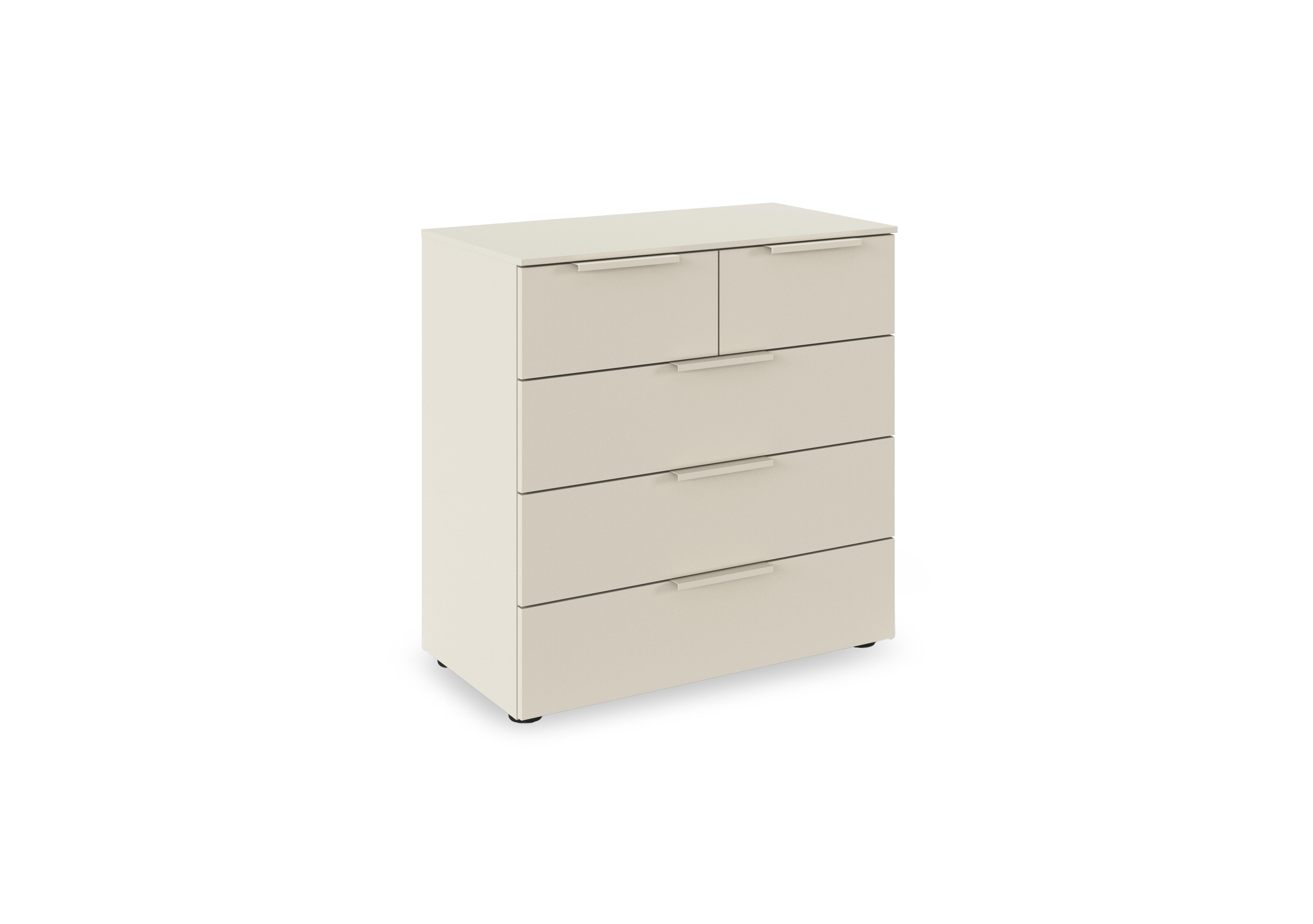 Haven 3+2 Drawer Décor Chest in Acd3l  Champagne Champagne Frn on Furniture Village
