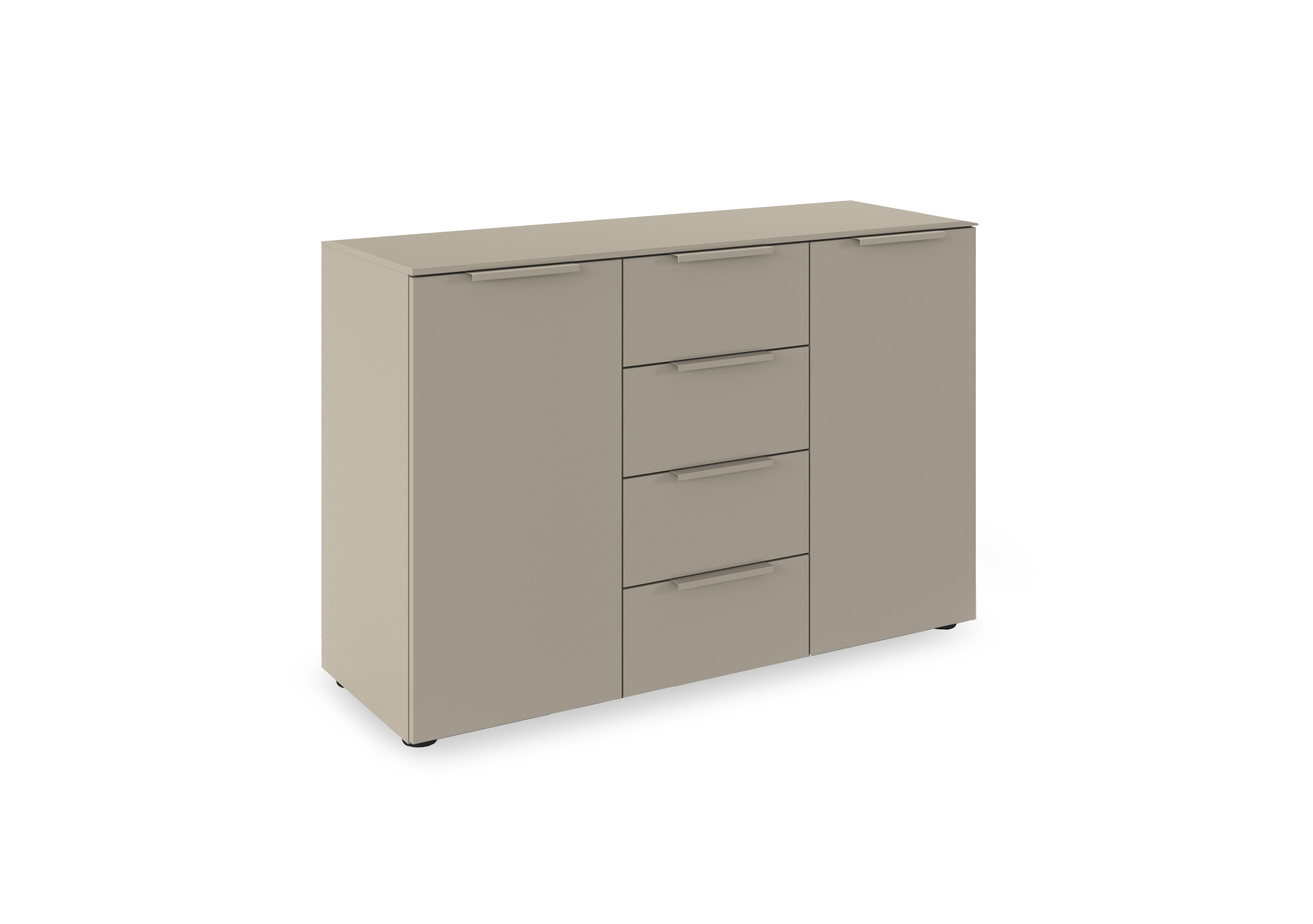 Haven 4 Drawer 2 Door Décor Chest in Afd4l Fango Fango Front on Furniture Village