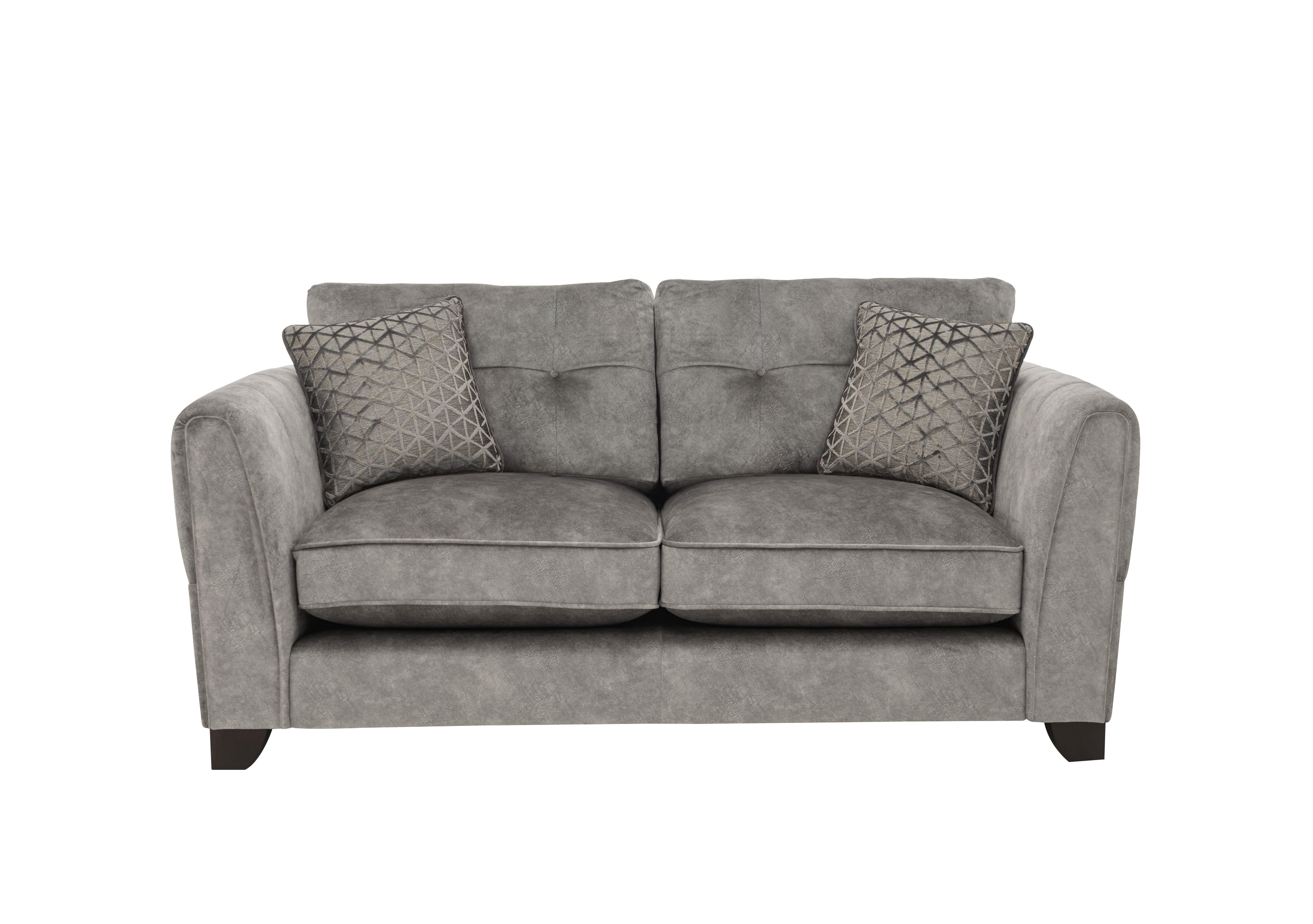 Mariah 2 Seater Fabric Classic Back Sofa in Dapple Silver-Tri No Insert on Furniture Village