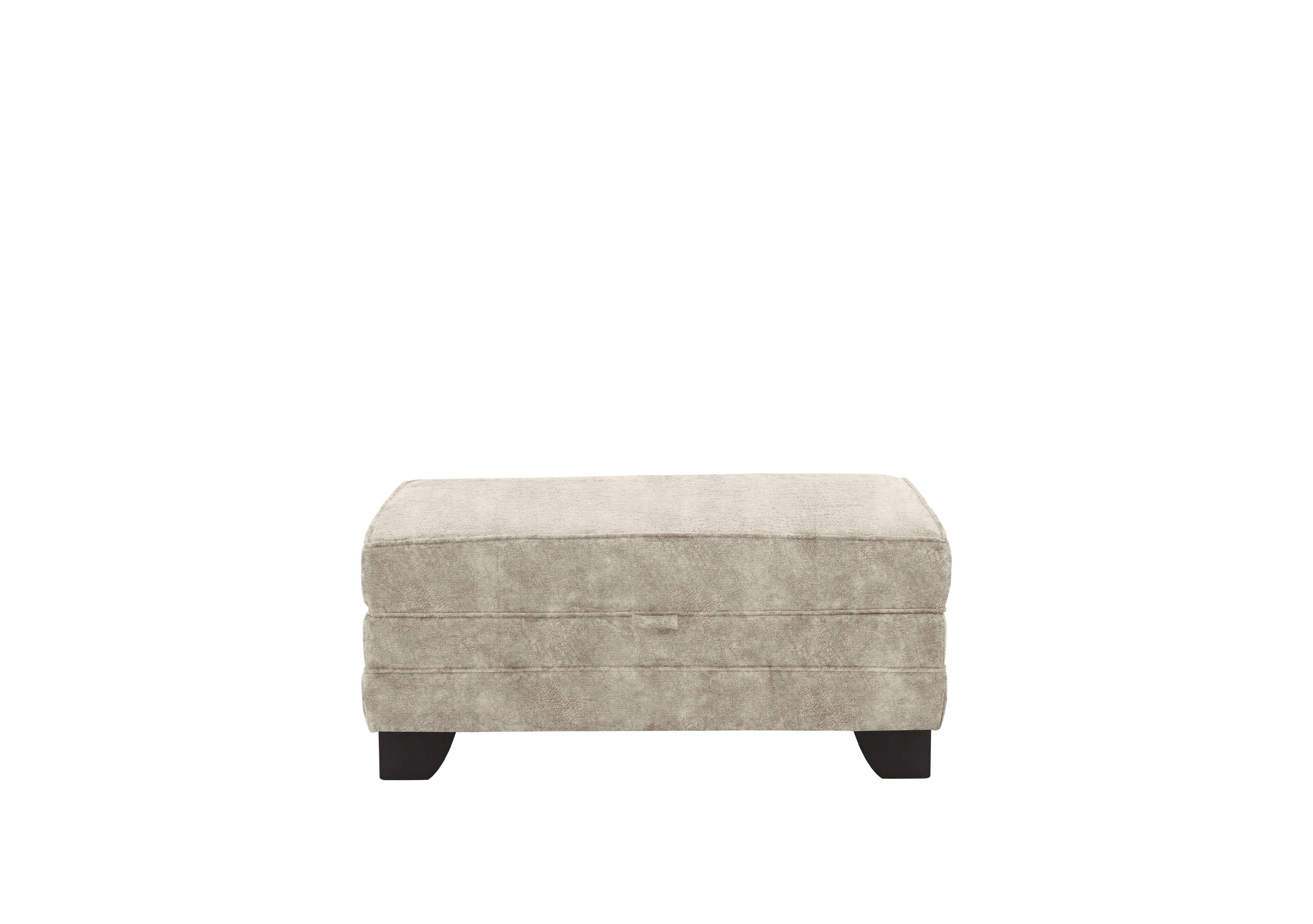 Mariah Fabric Storage Footstool in Dapple Cream on Furniture Village