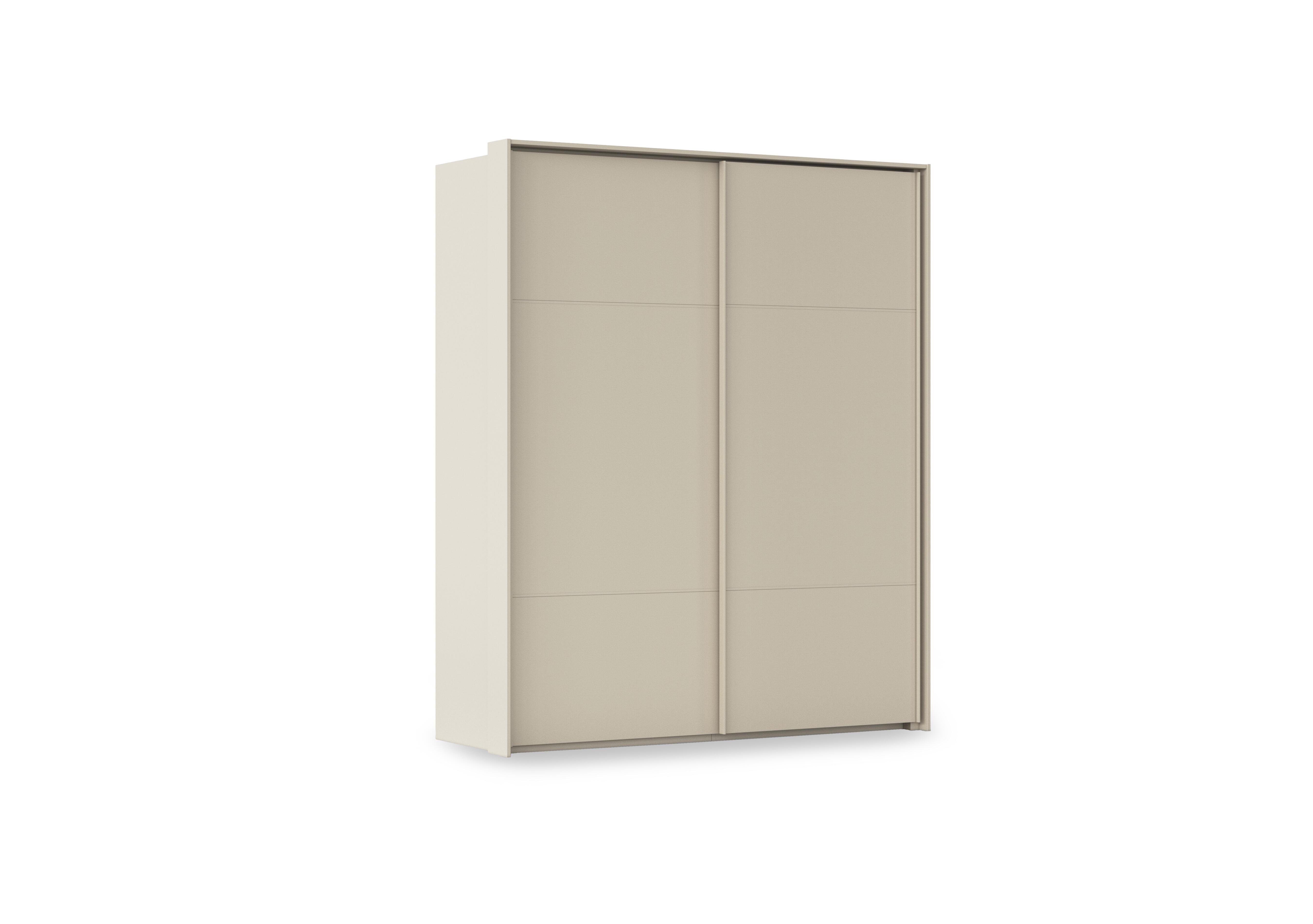 Haven 190cm 2 Door Slider Wardrobe with Décor Doors in Acd3l  Champagne Champagne Frn on Furniture Village