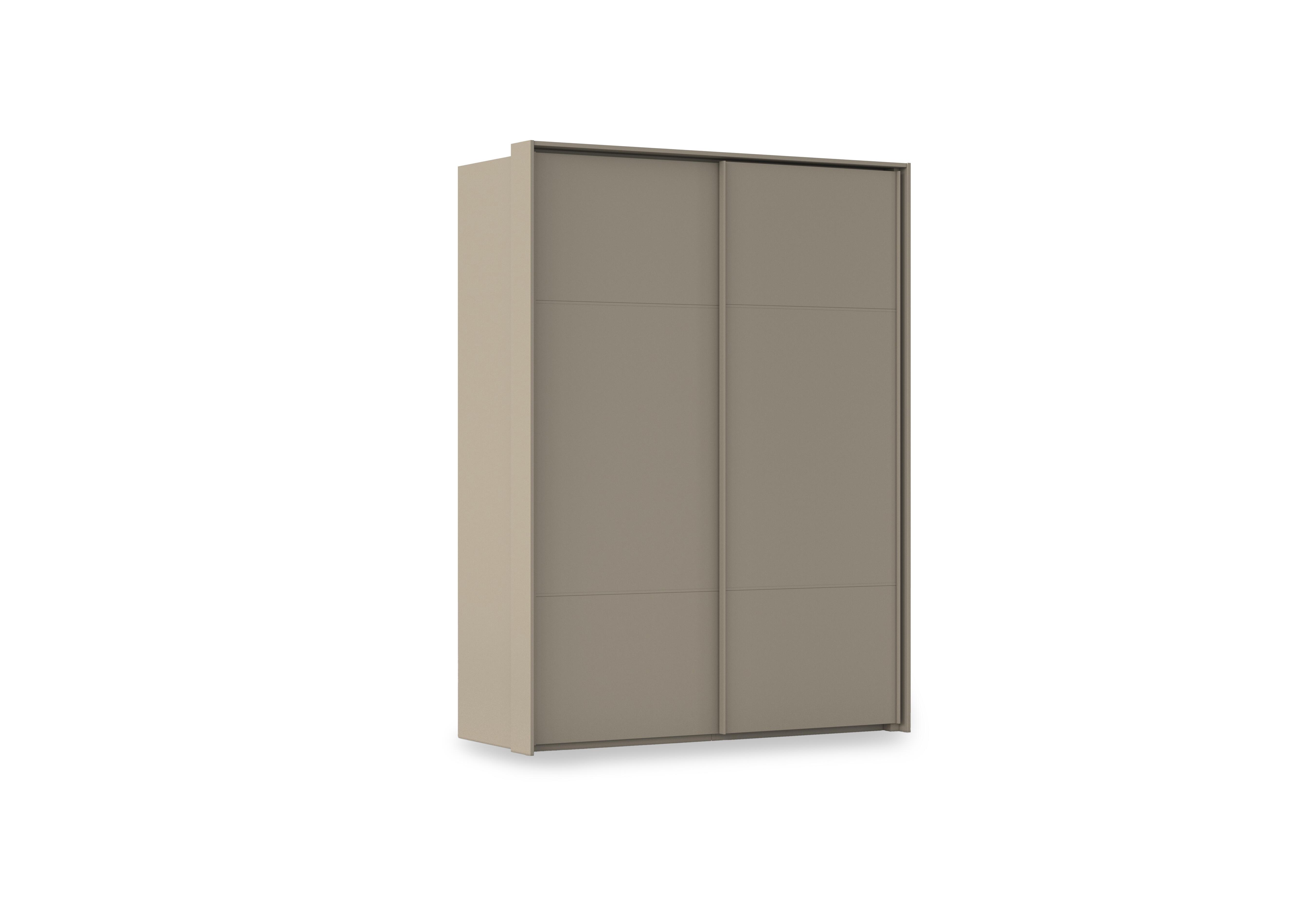 Haven 170cm 2 Door Slider Wardrobe with Décor Doors in Afd4l Fango Fango Front on Furniture Village