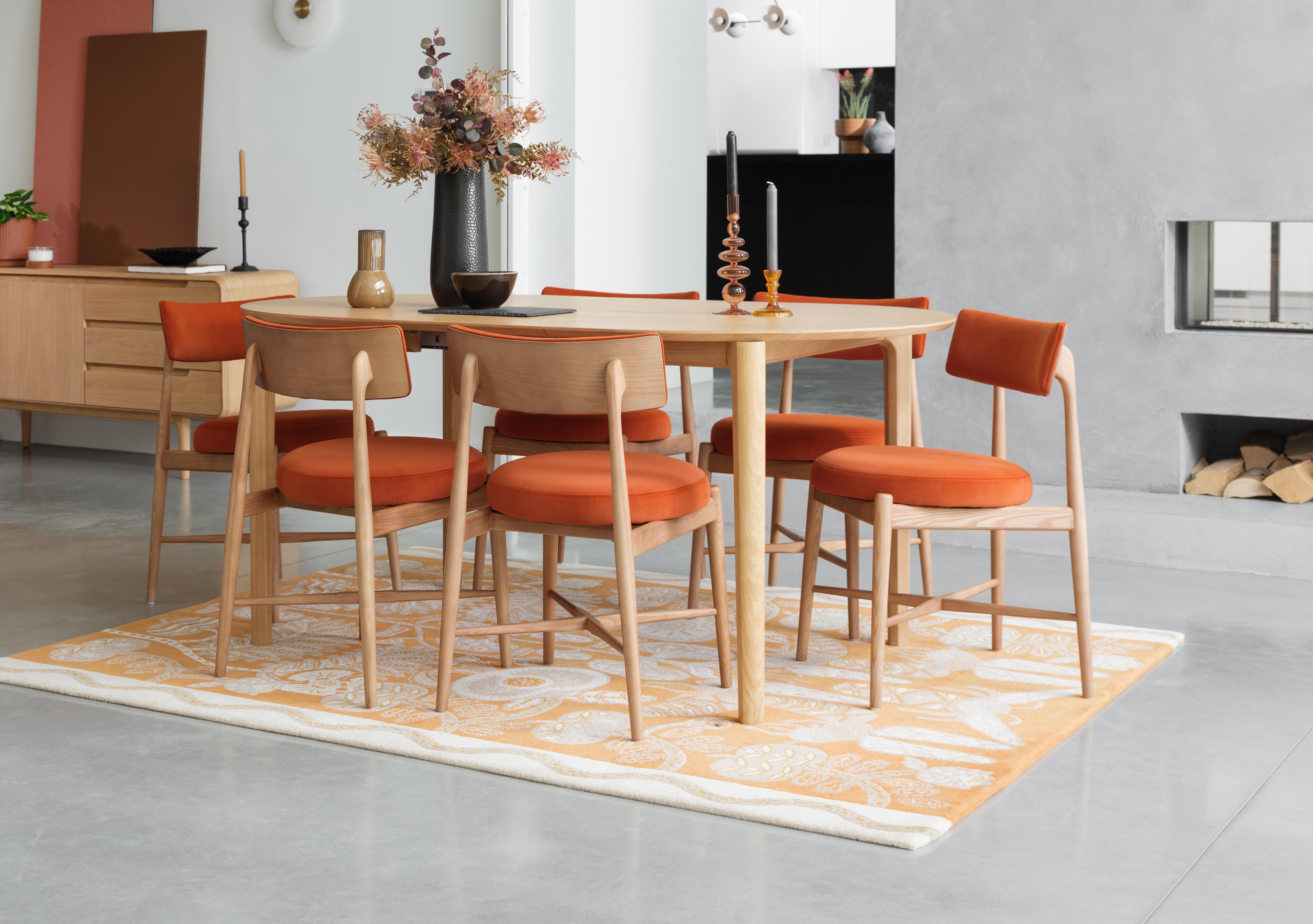 Winchester Oval Extending Dining Table with 6 Dining Chairs in  on Furniture Village