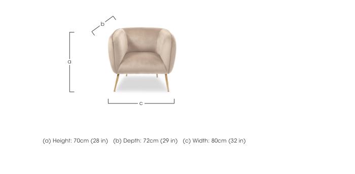 Velaro Armchair in  on Furniture Village