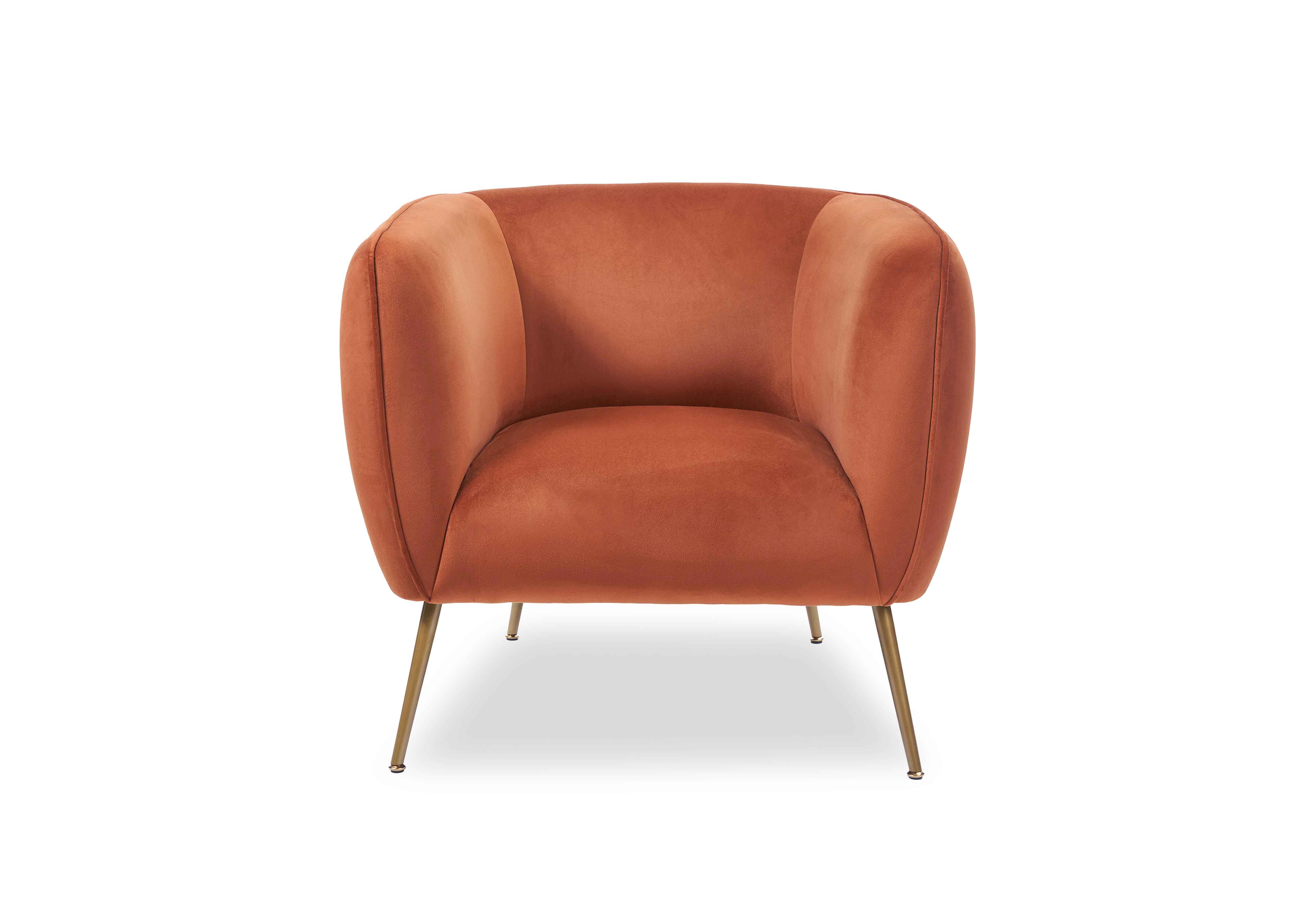 Velaro Armchair in Rust on Furniture Village