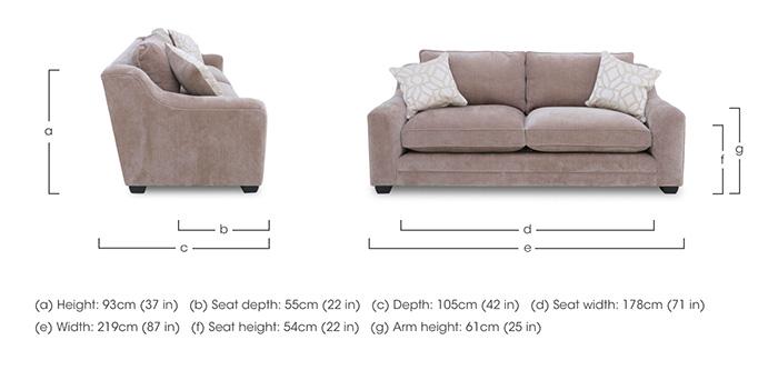 Regency 3 Seater Sofa in  on Furniture Village
