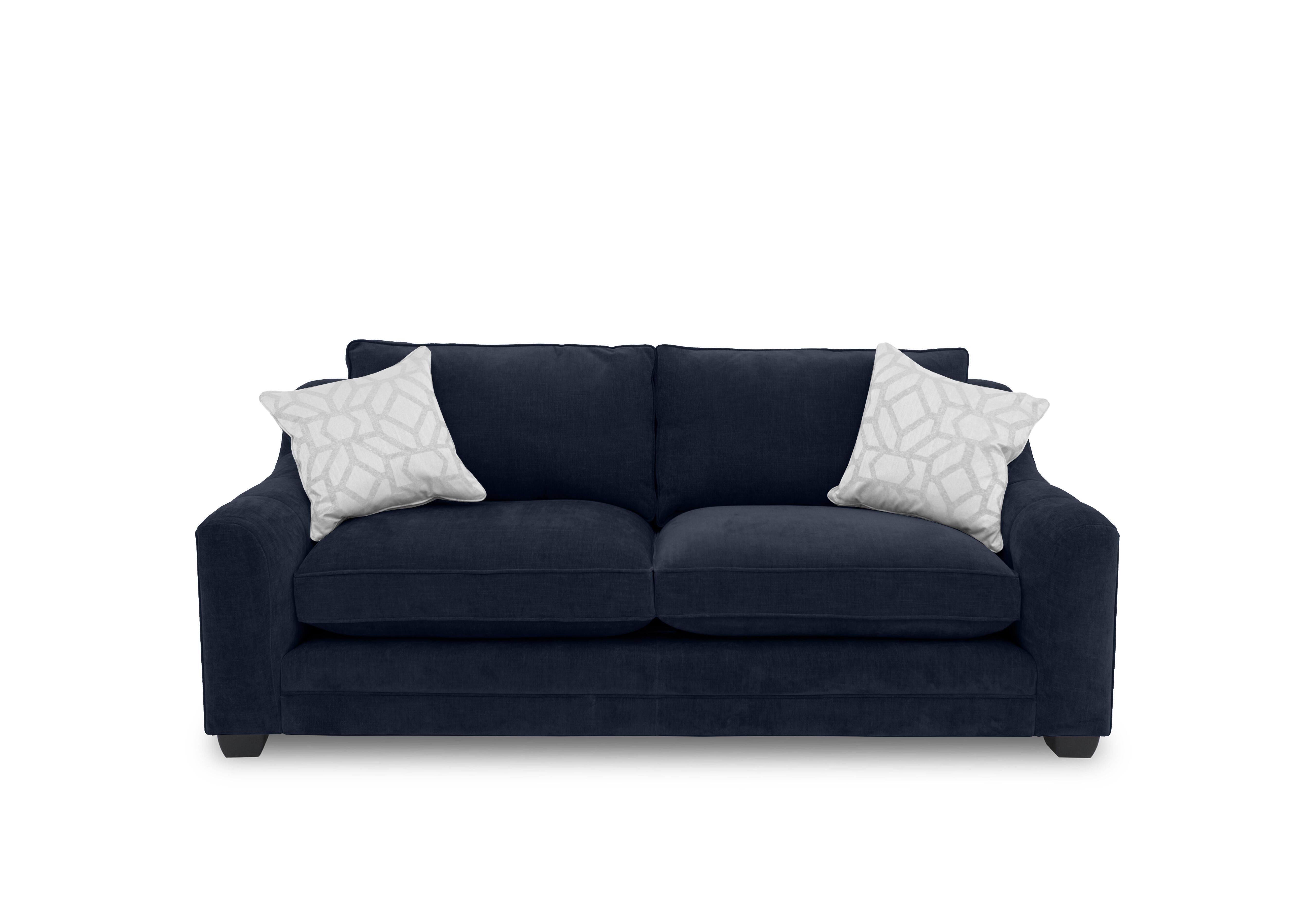 Regency 3 Seater Sofa in Aston Navy Eby on Furniture Village
