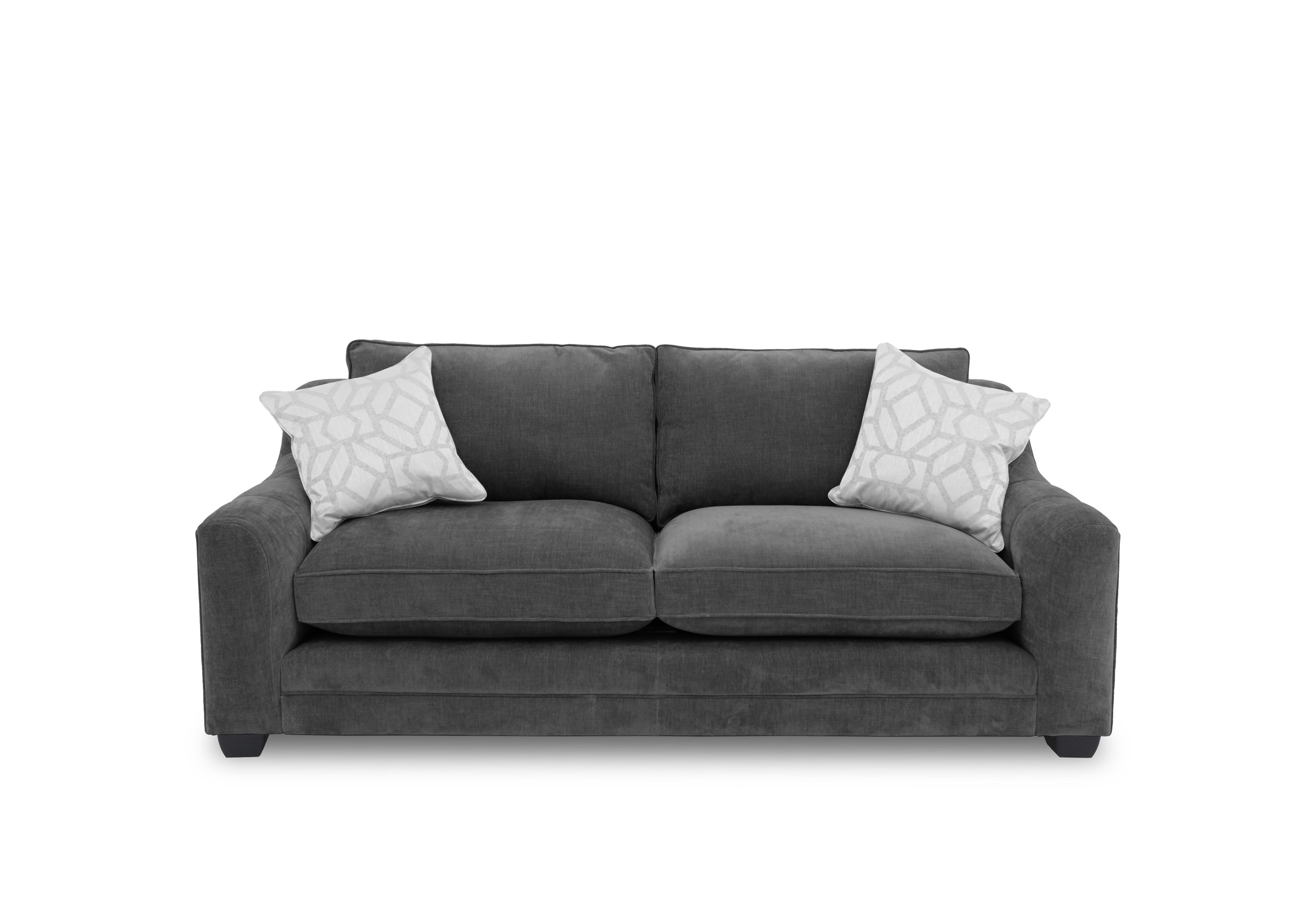 Regency 3 Seater Sofa in Aston Steel Eby on Furniture Village