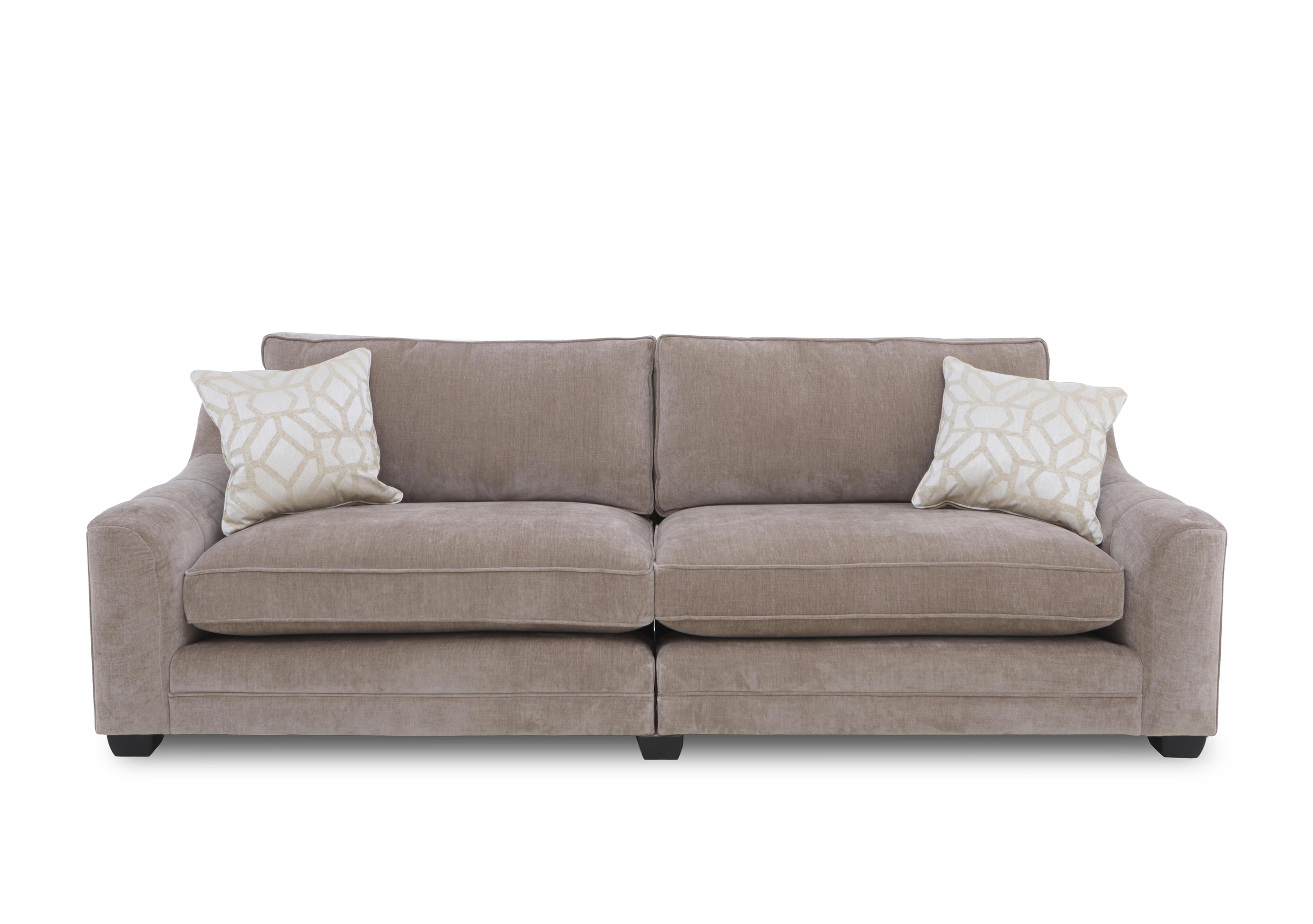 Regency 4 Seater Split Frame Sofa in Aston Latte Eby on Furniture Village