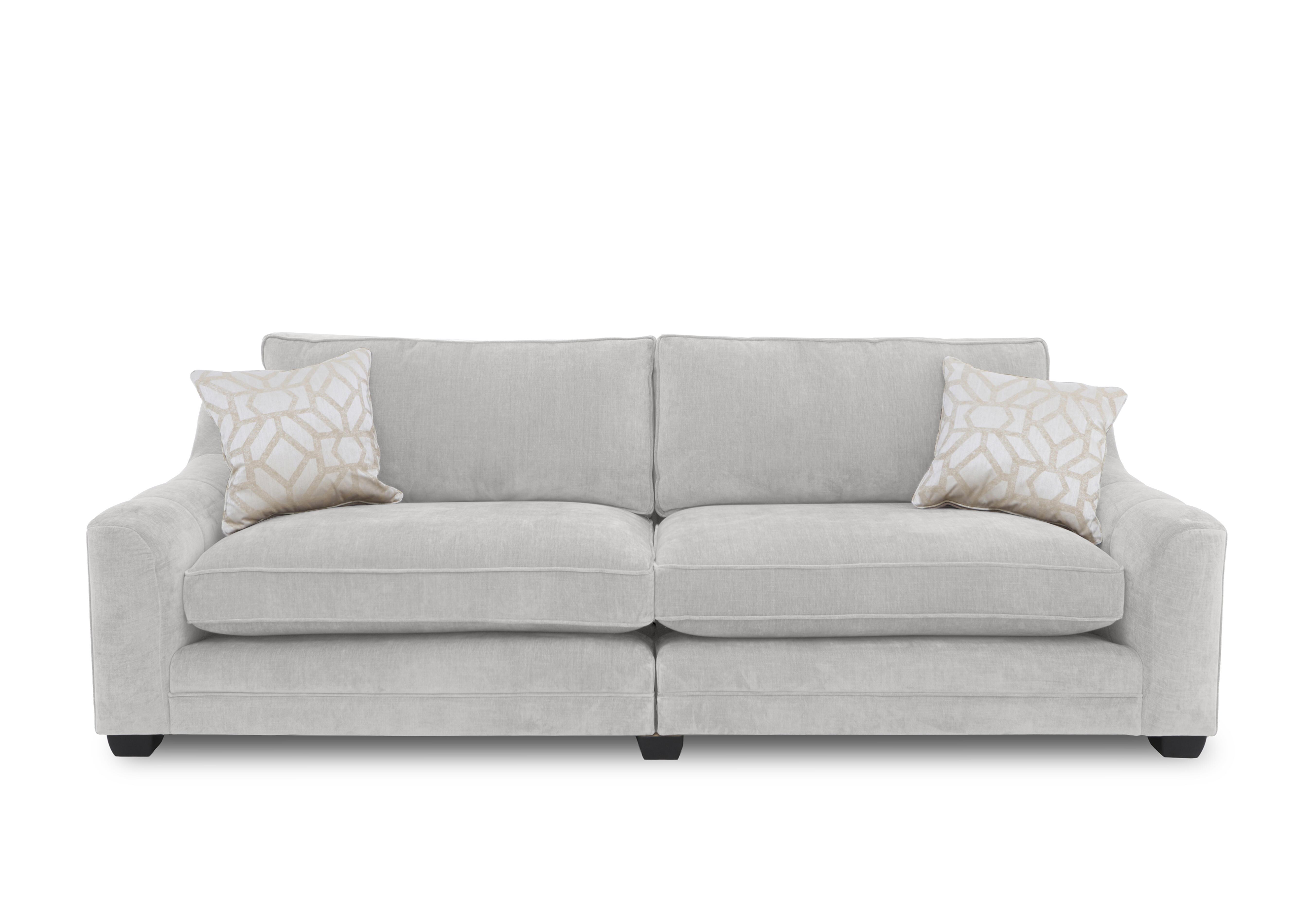 Regency 4 Seater Split Frame Sofa in Aston Linen Eby on Furniture Village