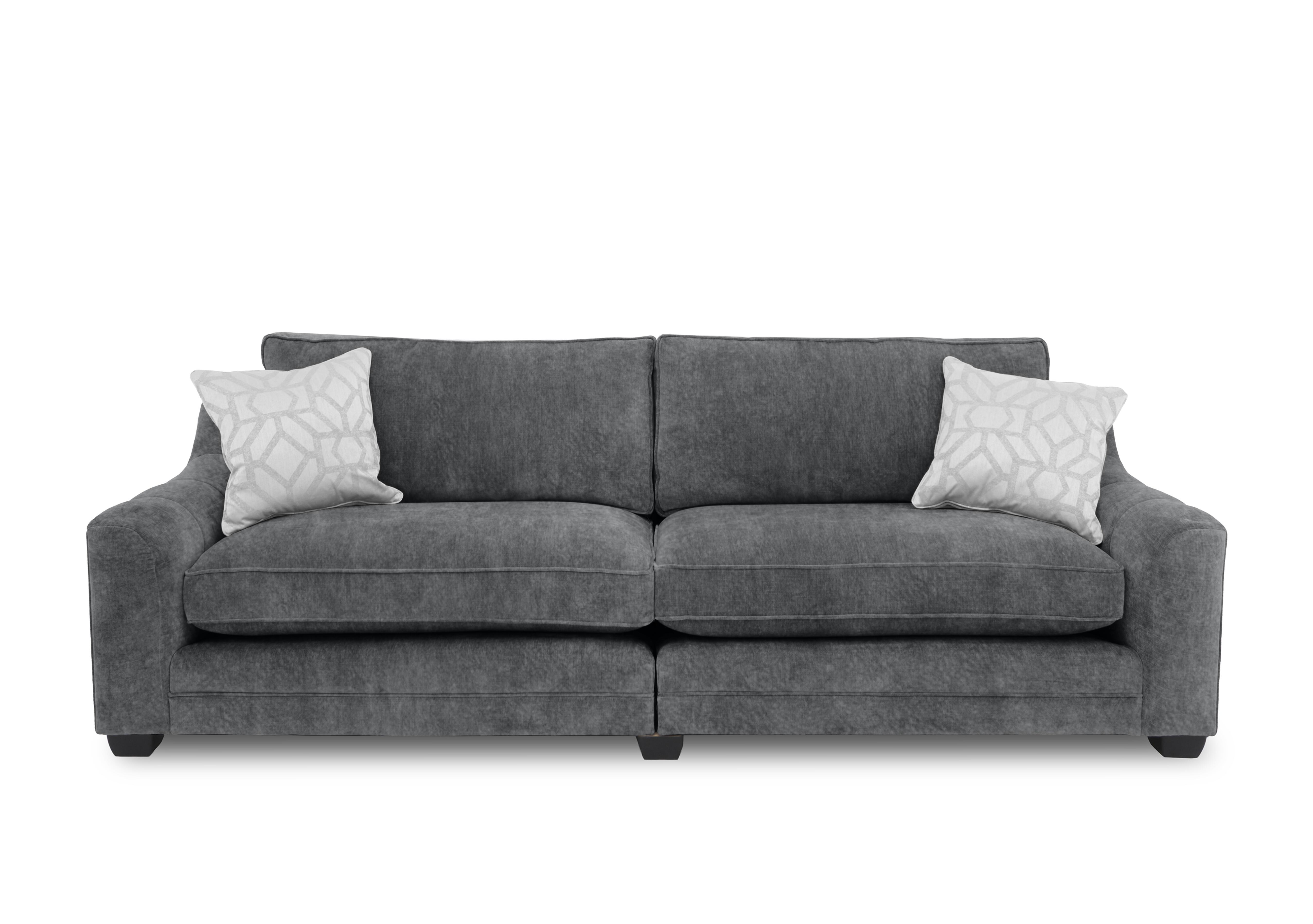 Regency 4 Seater Split Frame Sofa in Daytona Grey Eby on Furniture Village