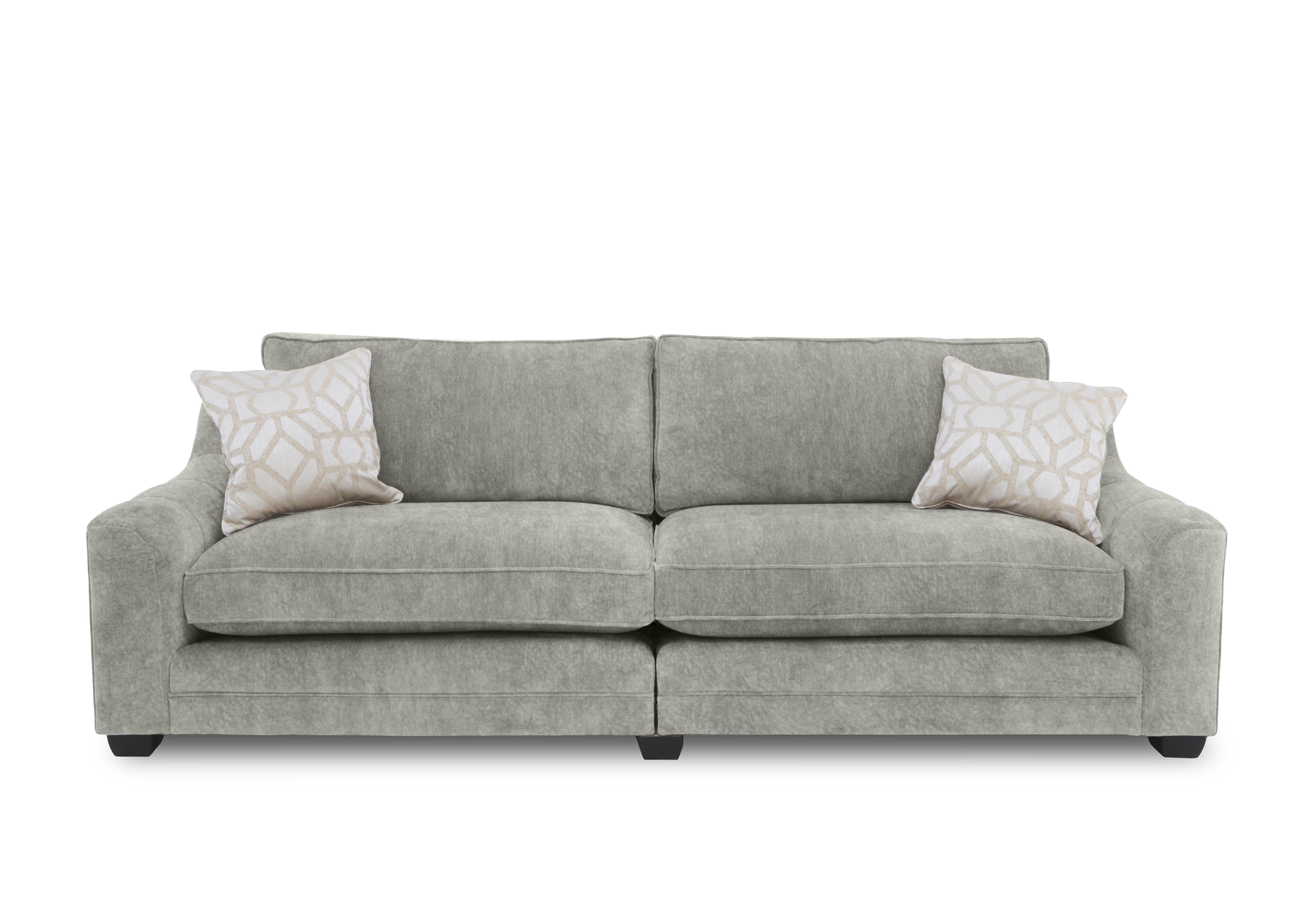 Regency 4 Seater Split Frame Sofa in Daytona Stone Eby on Furniture Village