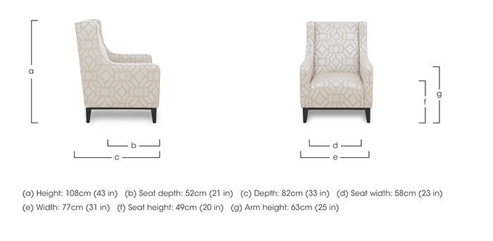 Regency Accent Chair in  on Furniture Village