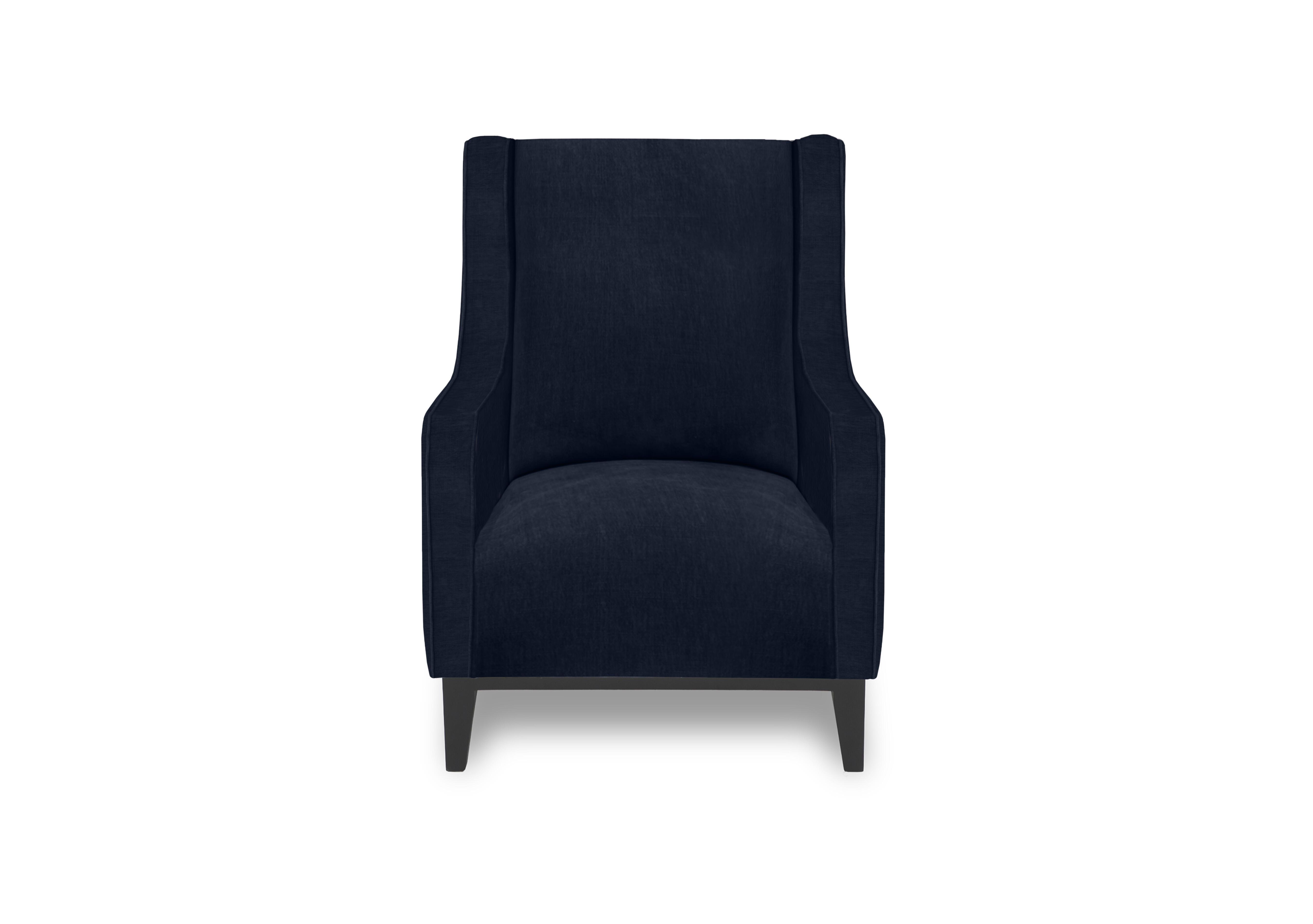 Regency Accent Chair in Aston Navy Eby on Furniture Village