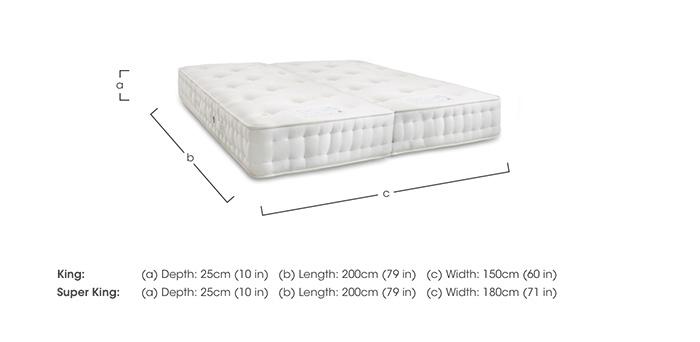 Bespoke Amethyst Zip and Link Mattress in  on Furniture Village