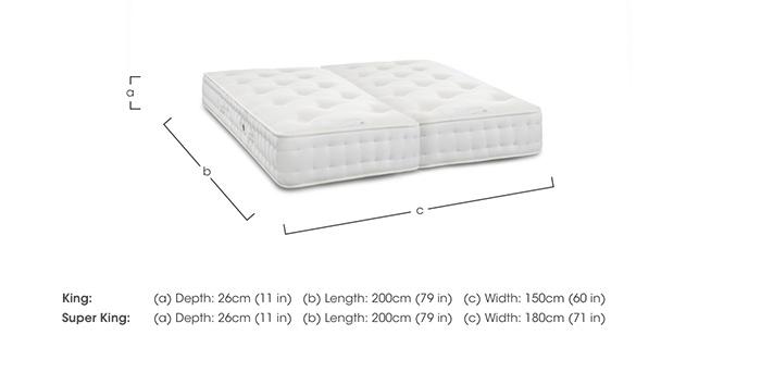 Bespoke Quartz Zip and Link Mattress in  on Furniture Village