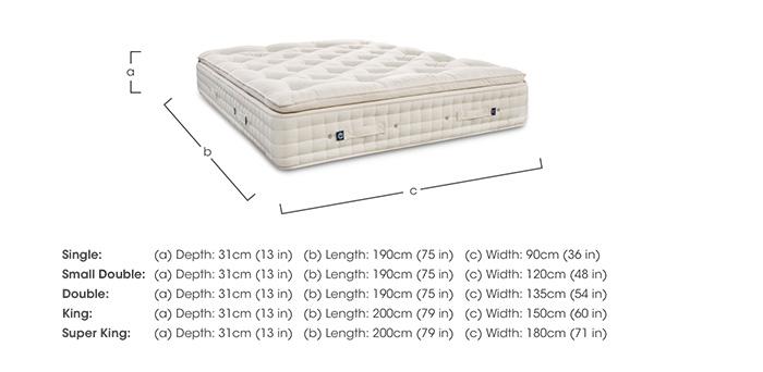 Bespoke Topaz Pillowtop Mattress in  on Furniture Village