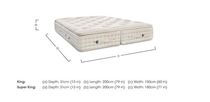 Bespoke Topaz Zip and Link Pillowtop Mattress in  on Furniture Village