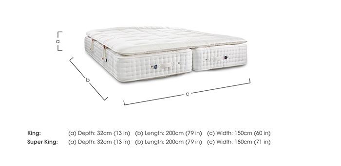 Bespoke Emerald Zip and Link Mattress with Detachable Topper in  on Furniture Village