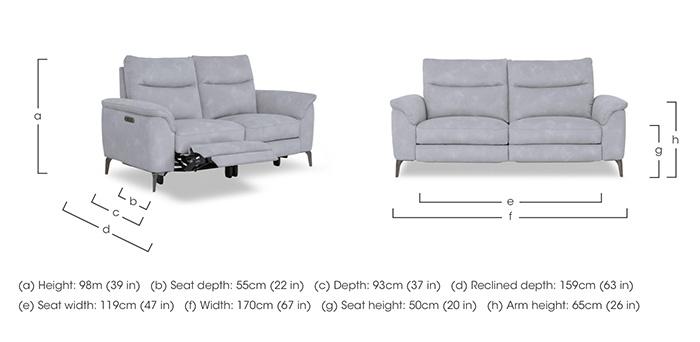 Morgan Fabric 2 Seater Sofa in  on Furniture Village