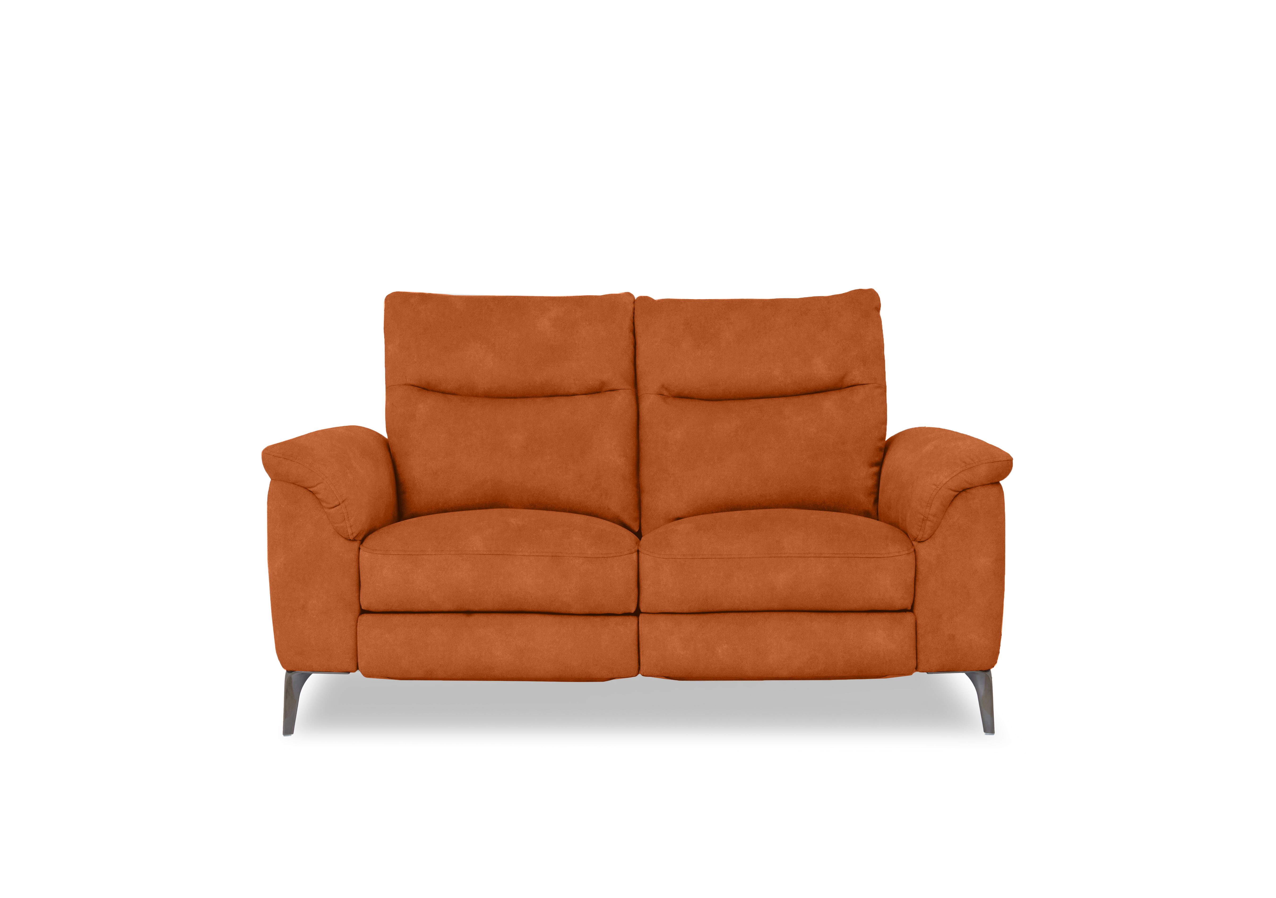 Morgan Fabric 2 Seater Sofa in Dexter Pumpkin 43509 on Furniture Village