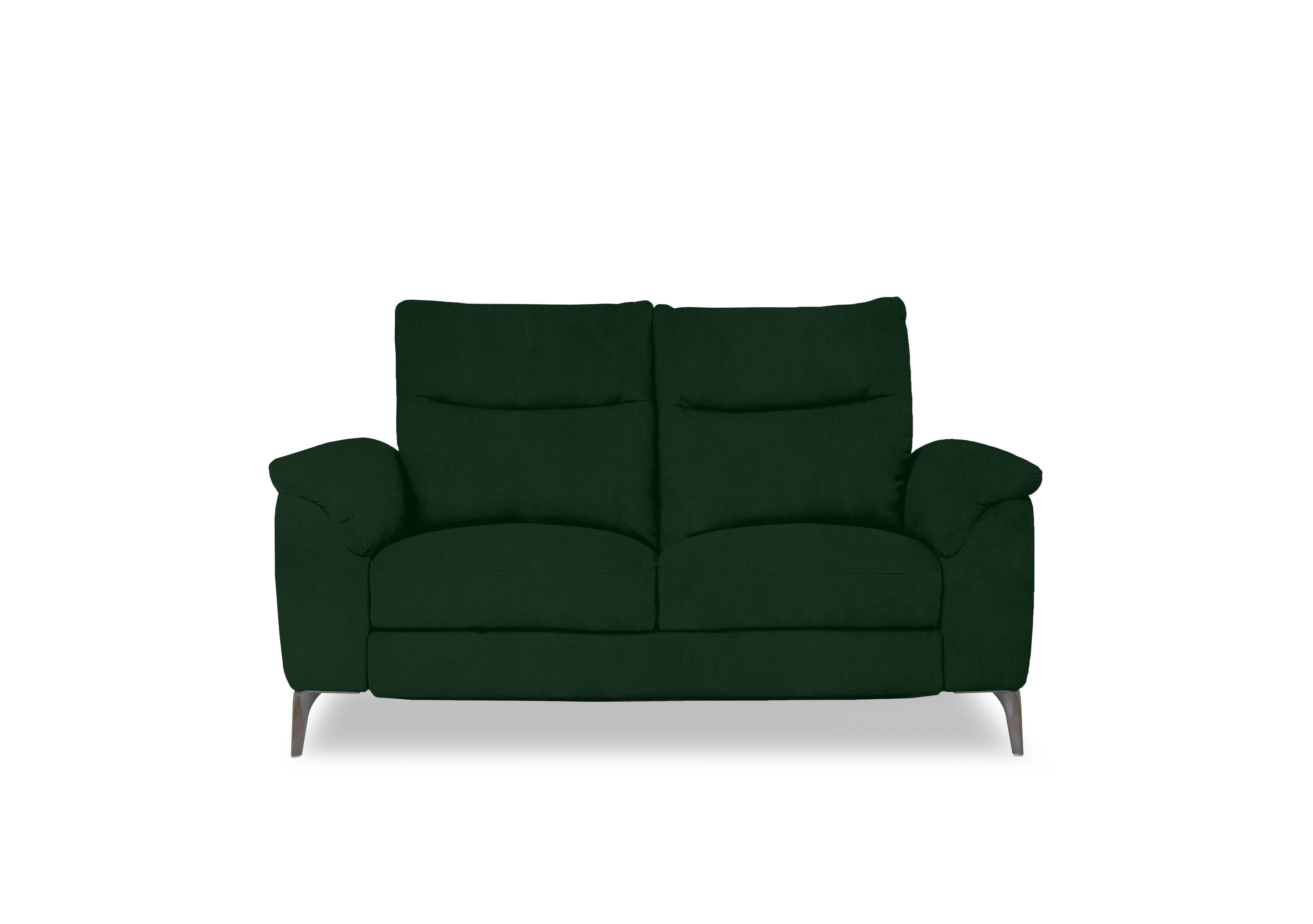 Morgan Fabric 2 Seater Sofa in Opulence Bottle Green 51011 on Furniture Village