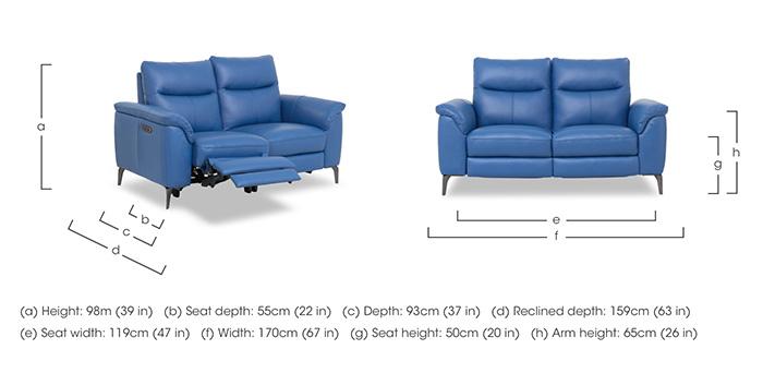 Morgan Leather 2 Seater Sofa in  on Furniture Village